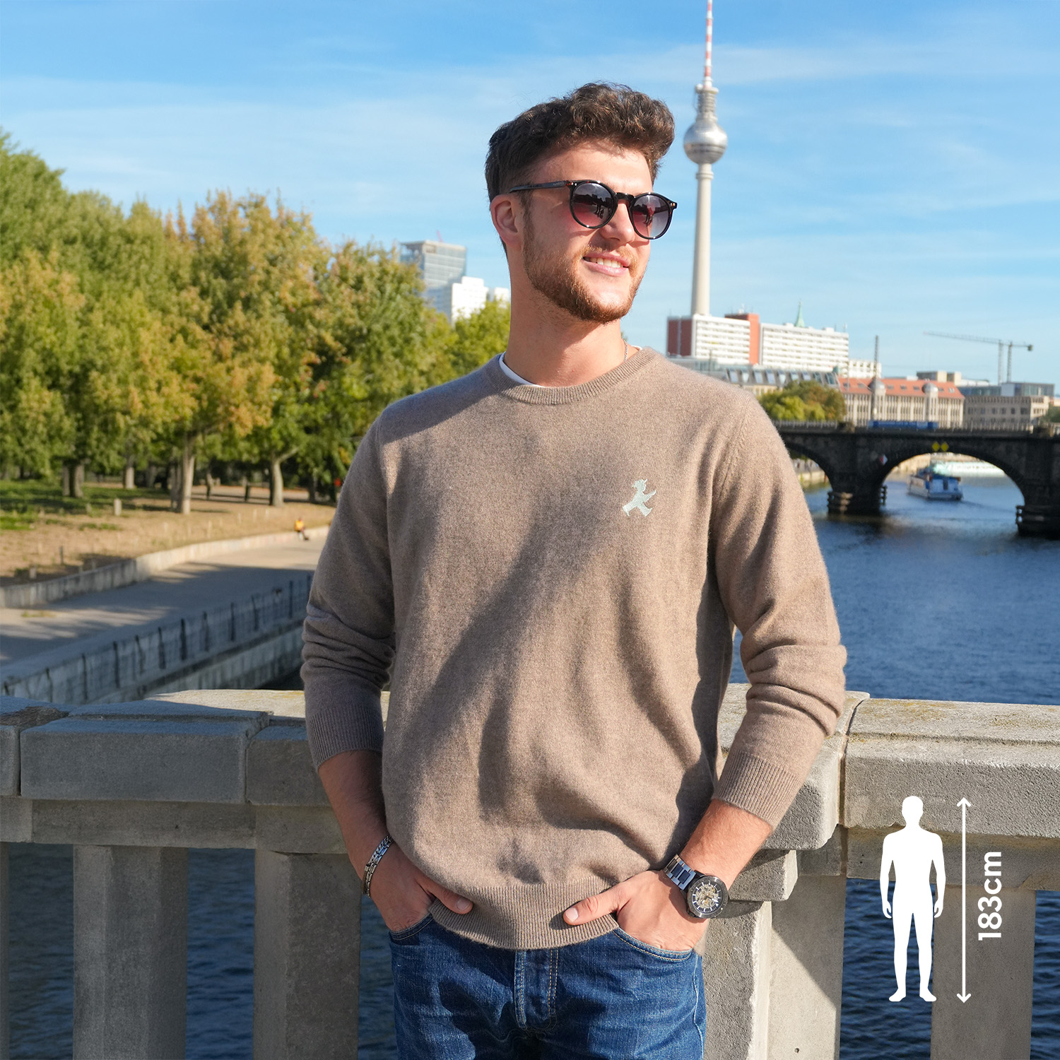KUSCHELKÖNIG S/ Herren-Kaschmirpullover