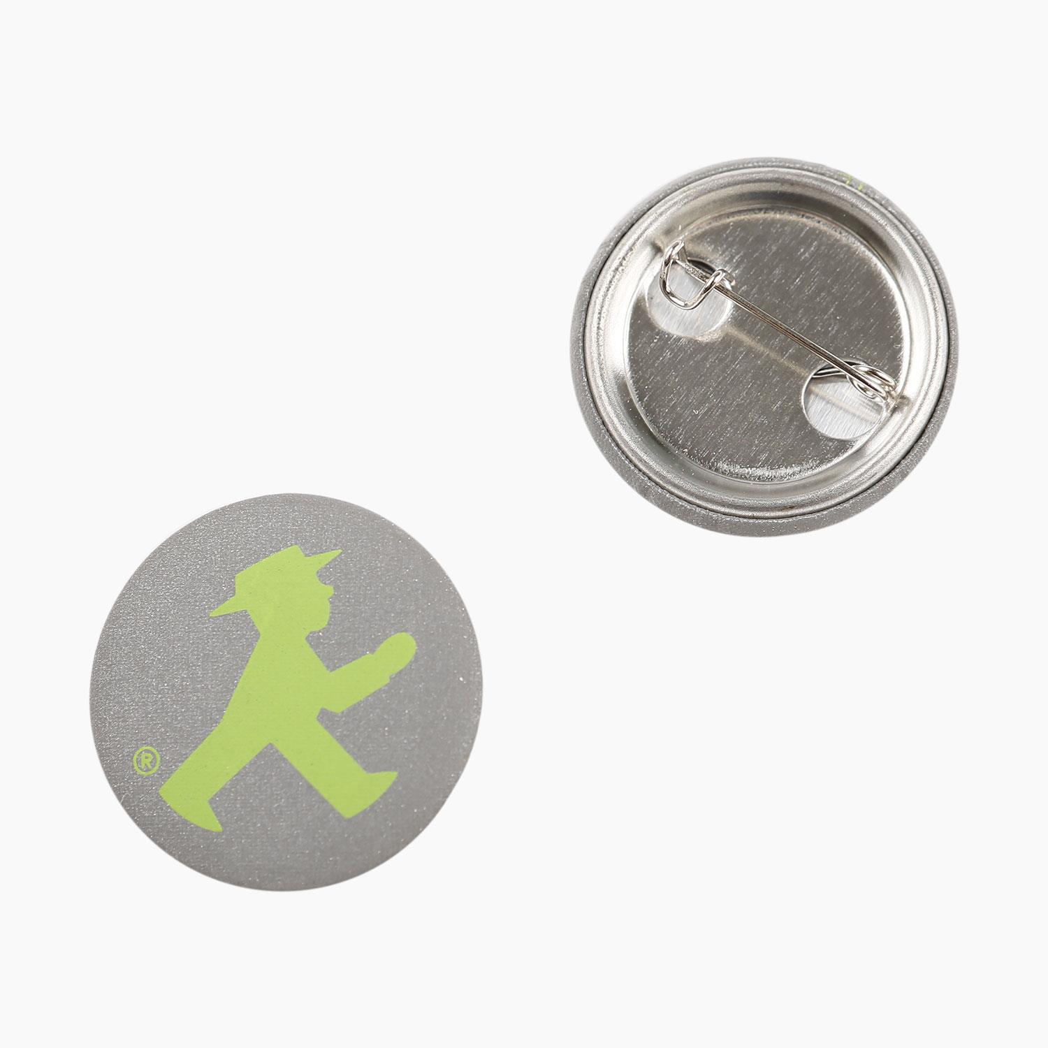 LEUCHTKÄFER grün/ Reflektorbutton