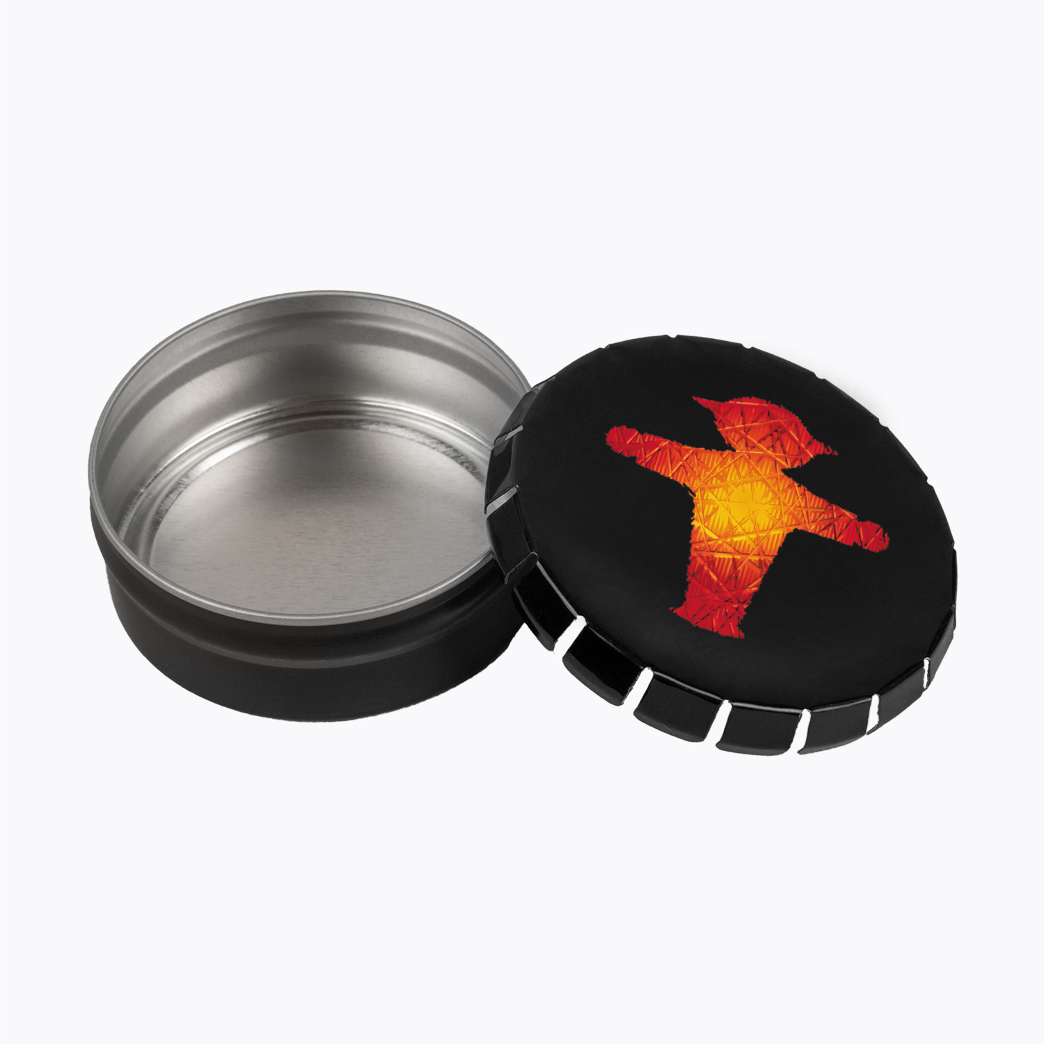 SCHATZTRUHE schwarz Ampelglas/ Klick-Klack Dose