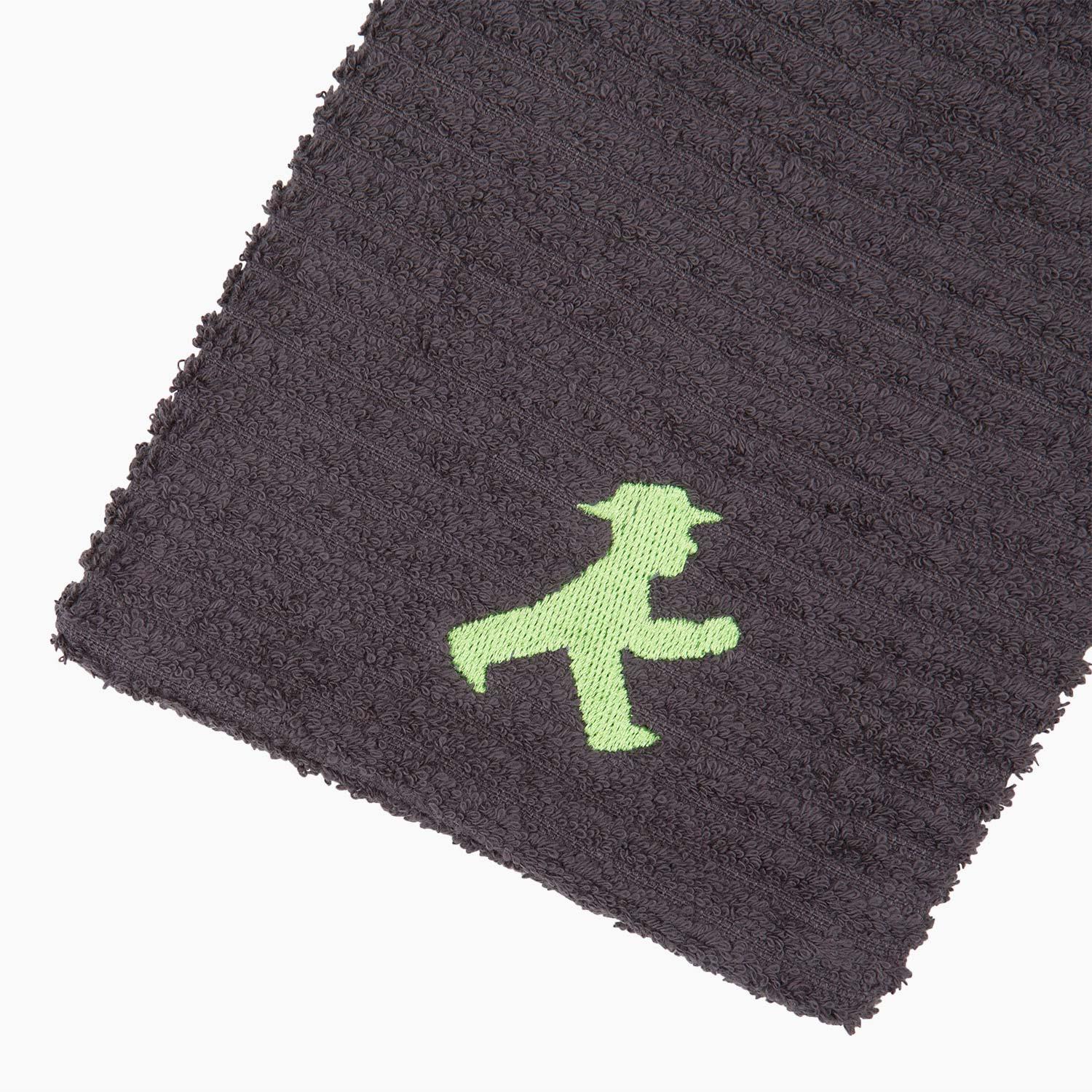 MASSEUR grey/green/ Hand Towel