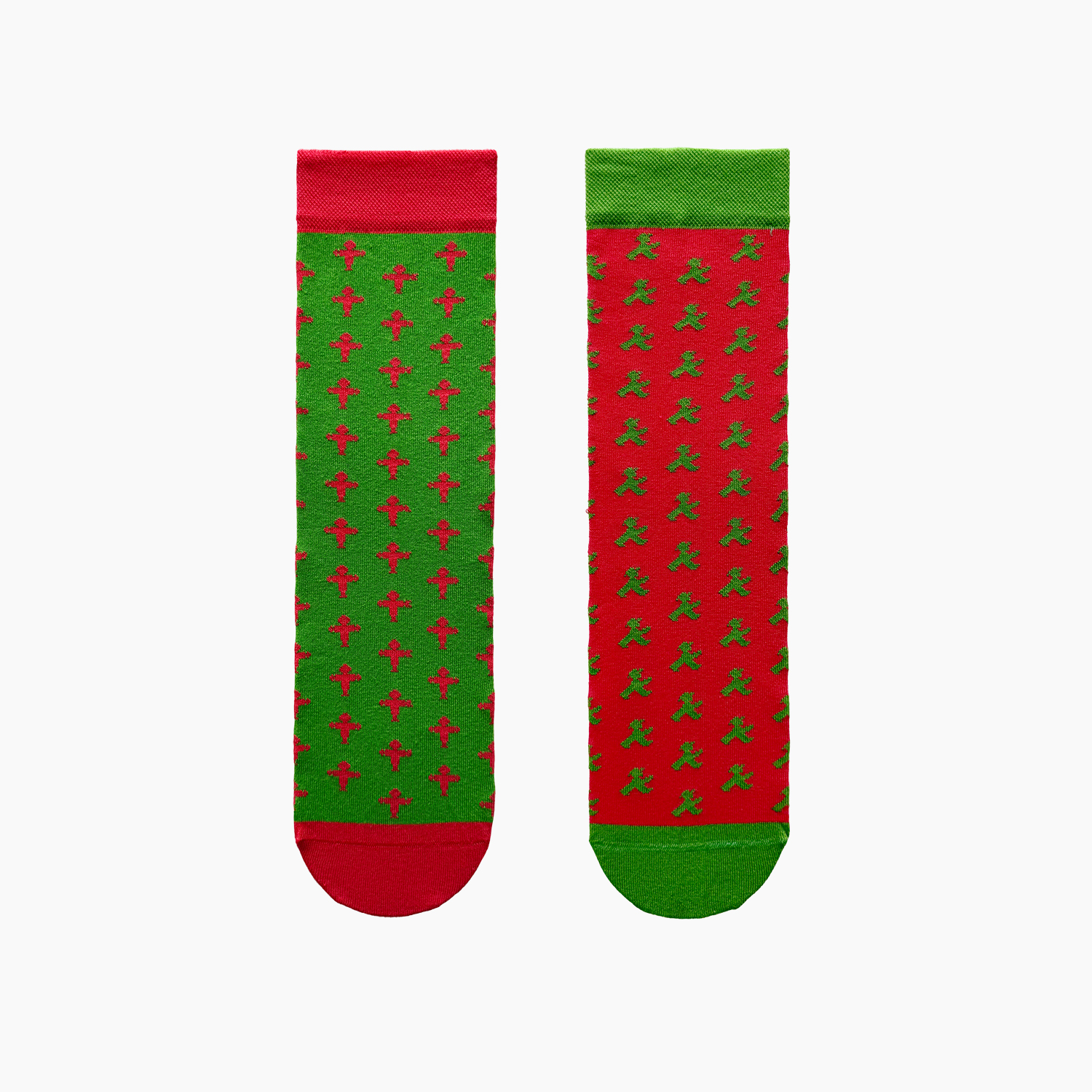 DAUERLÄUFER rot/grün 35-38/ Socken