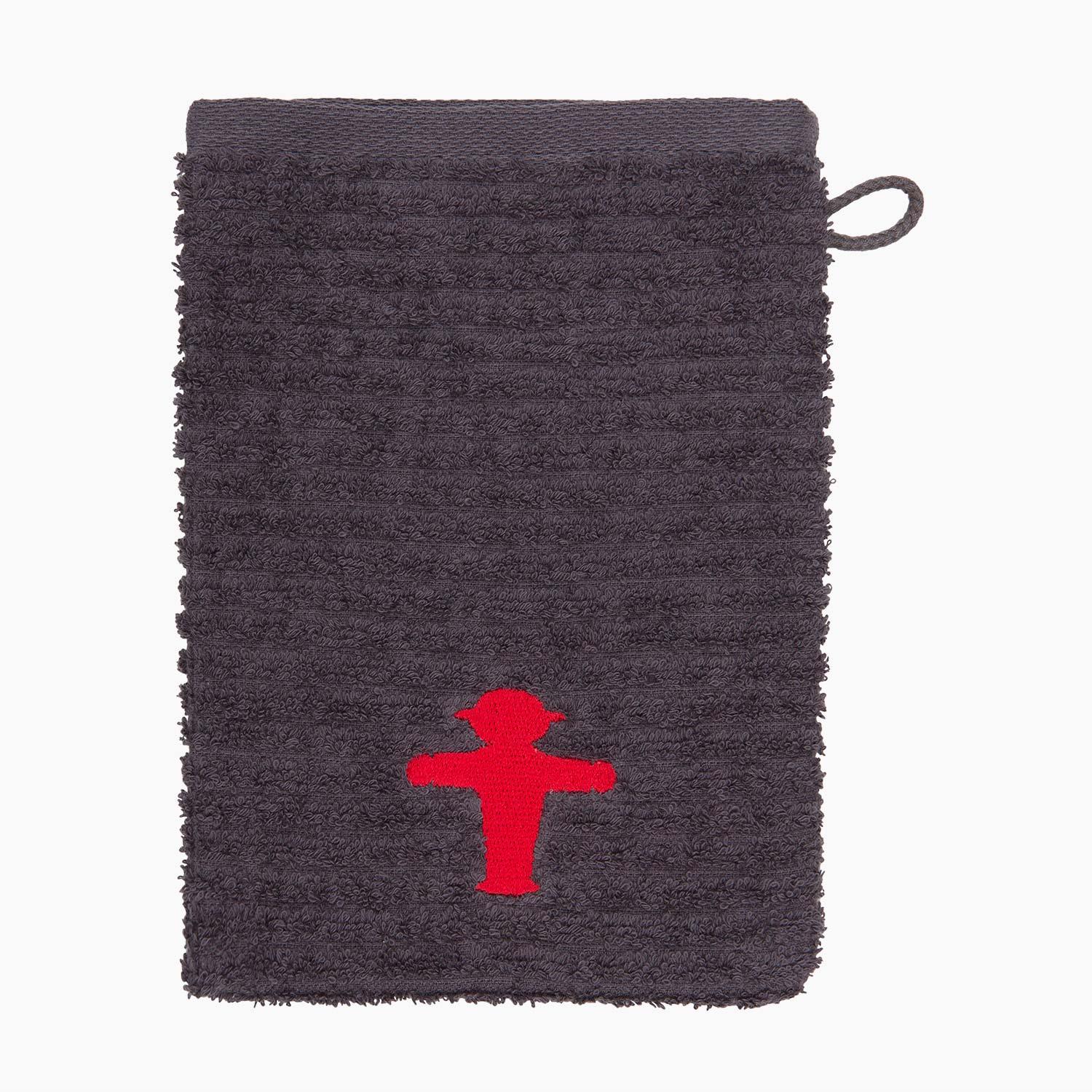 MASSEUR grey/red/ Hand Towel