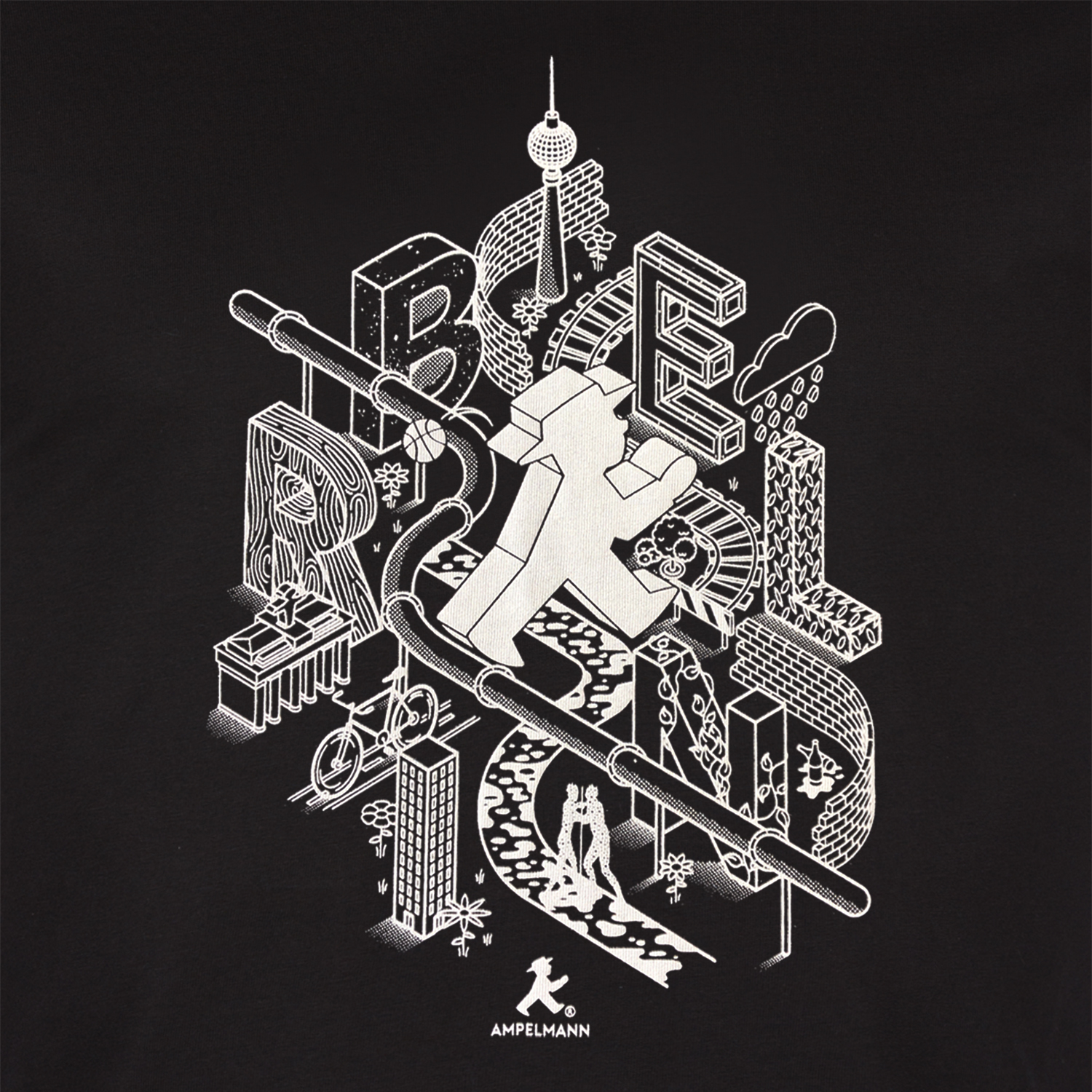 STADTFÜHRER XS/ Men´s T-Shirt STADTFÜHRER XS/ Men´s T-Shirt