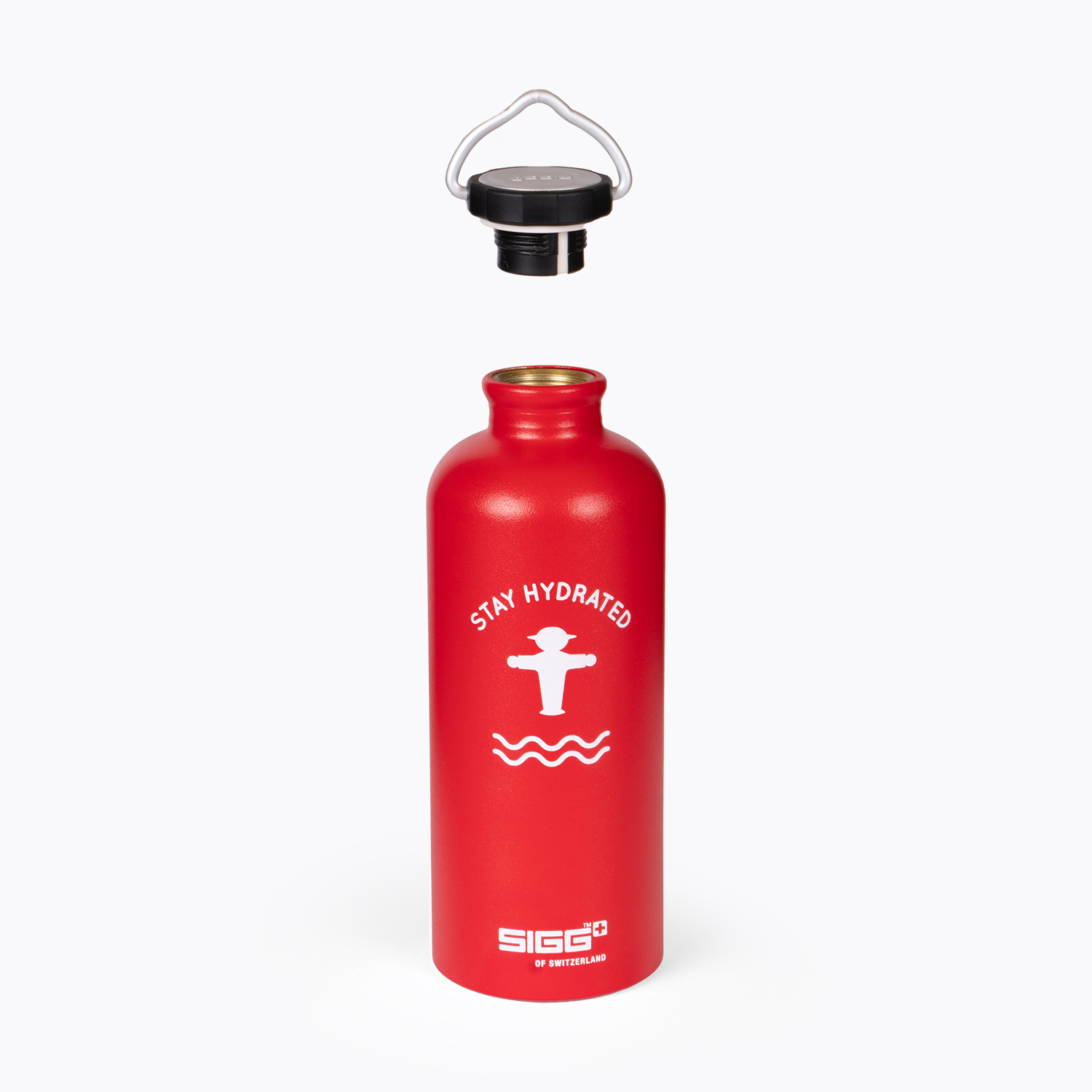 WASSERTRÄGER rot/ Trinkflasche