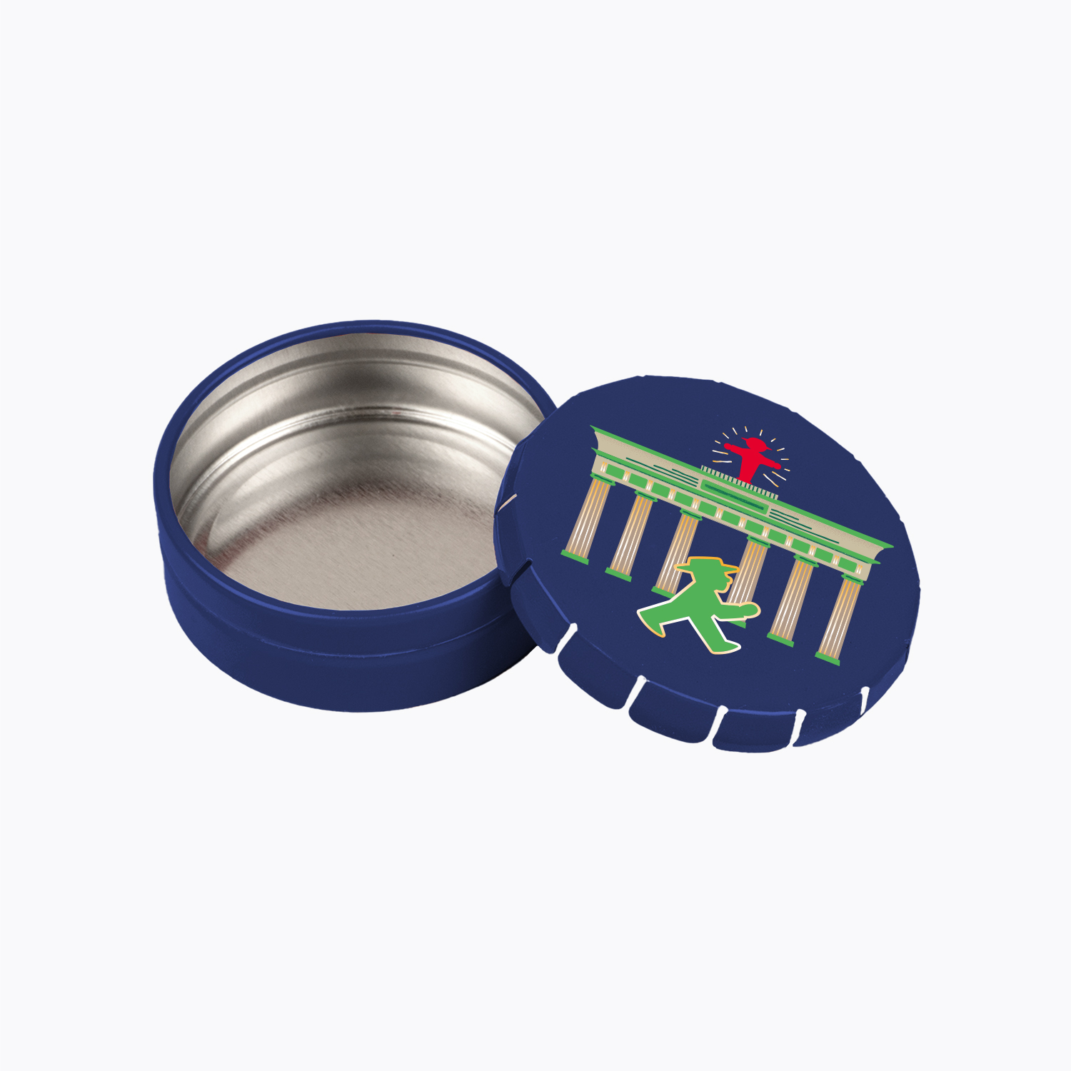 SCHATZTRUHE blau/ Klick-Klack Dose