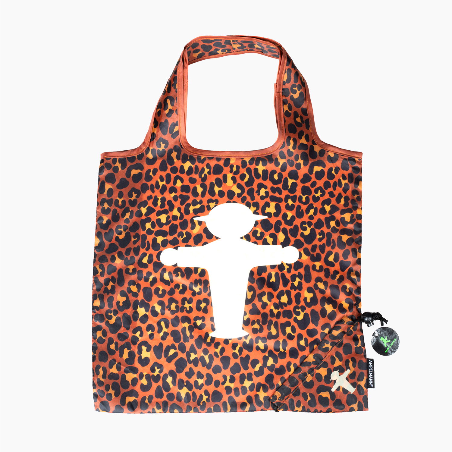 STADTFALTER Leopard/ Faltbare Einkaufstasche