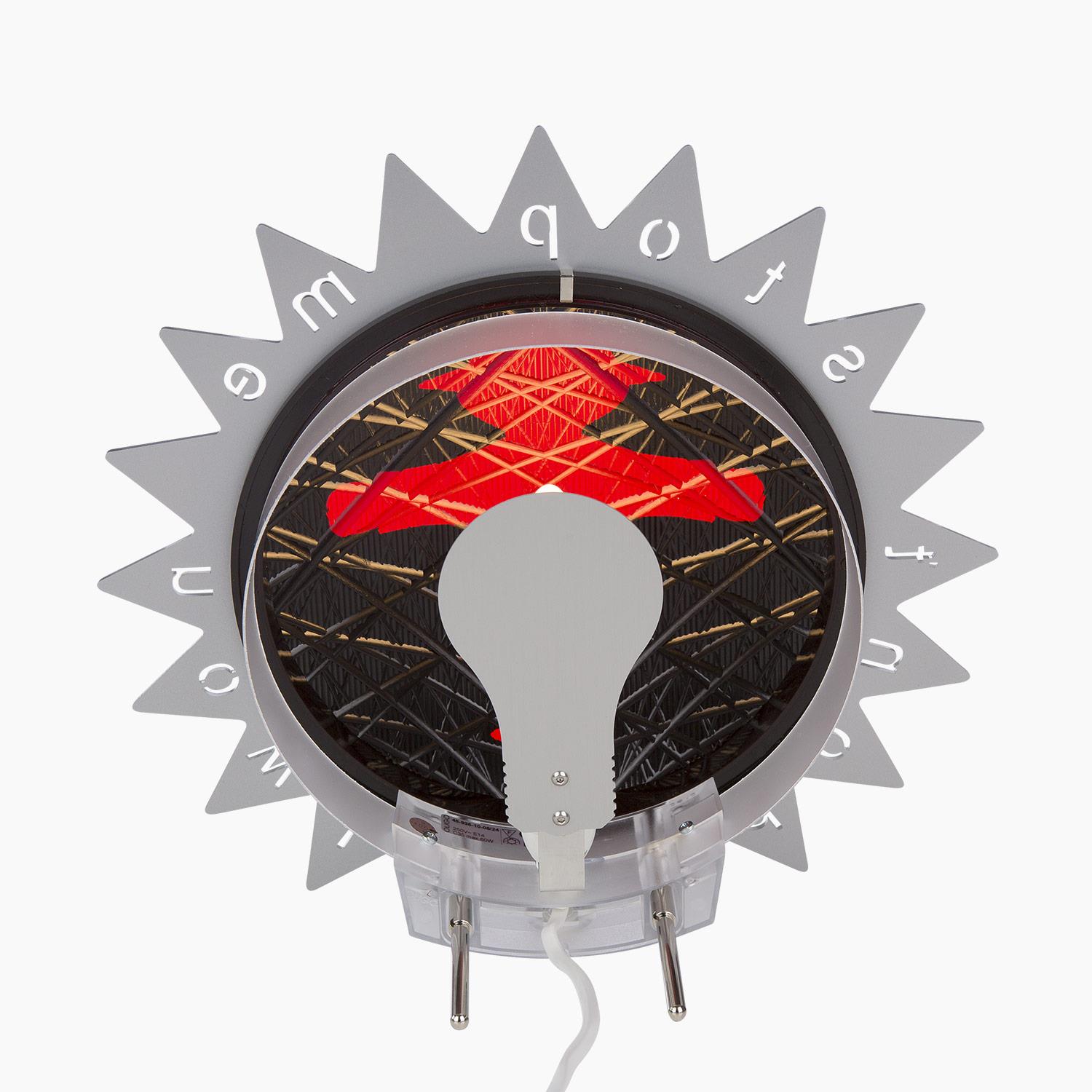 AMPELLEUCHTE ZACKE rot/ Lampe AMPELLEUCHTE ZACKE rot/ Lampe