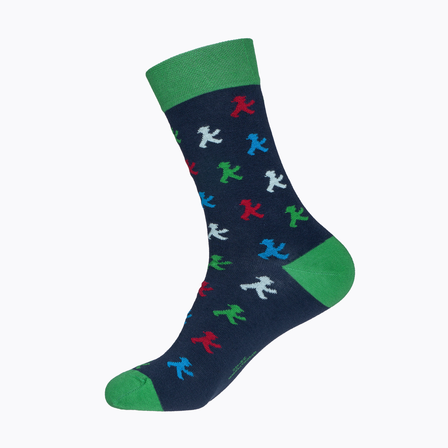 DAUERLÄUFER blau Muster 39-42/ Socken