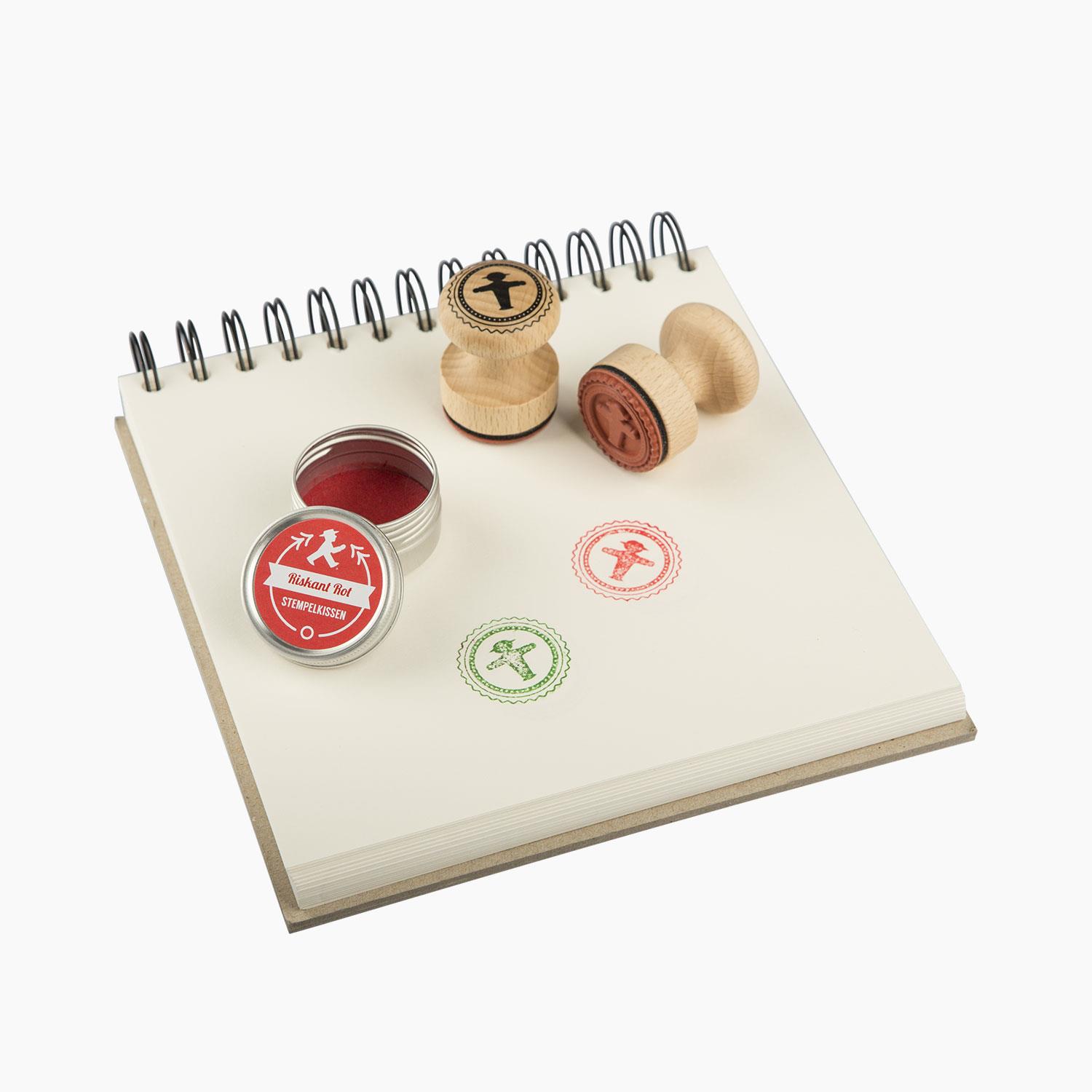 STEMPELMANN red/ Rubber Stamp