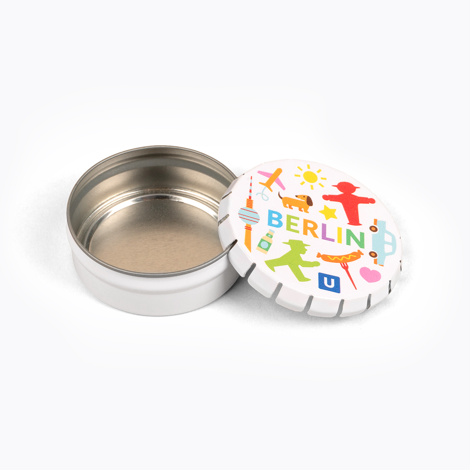 SCHATZTRUHE weiß/ Klick-Klack Dose