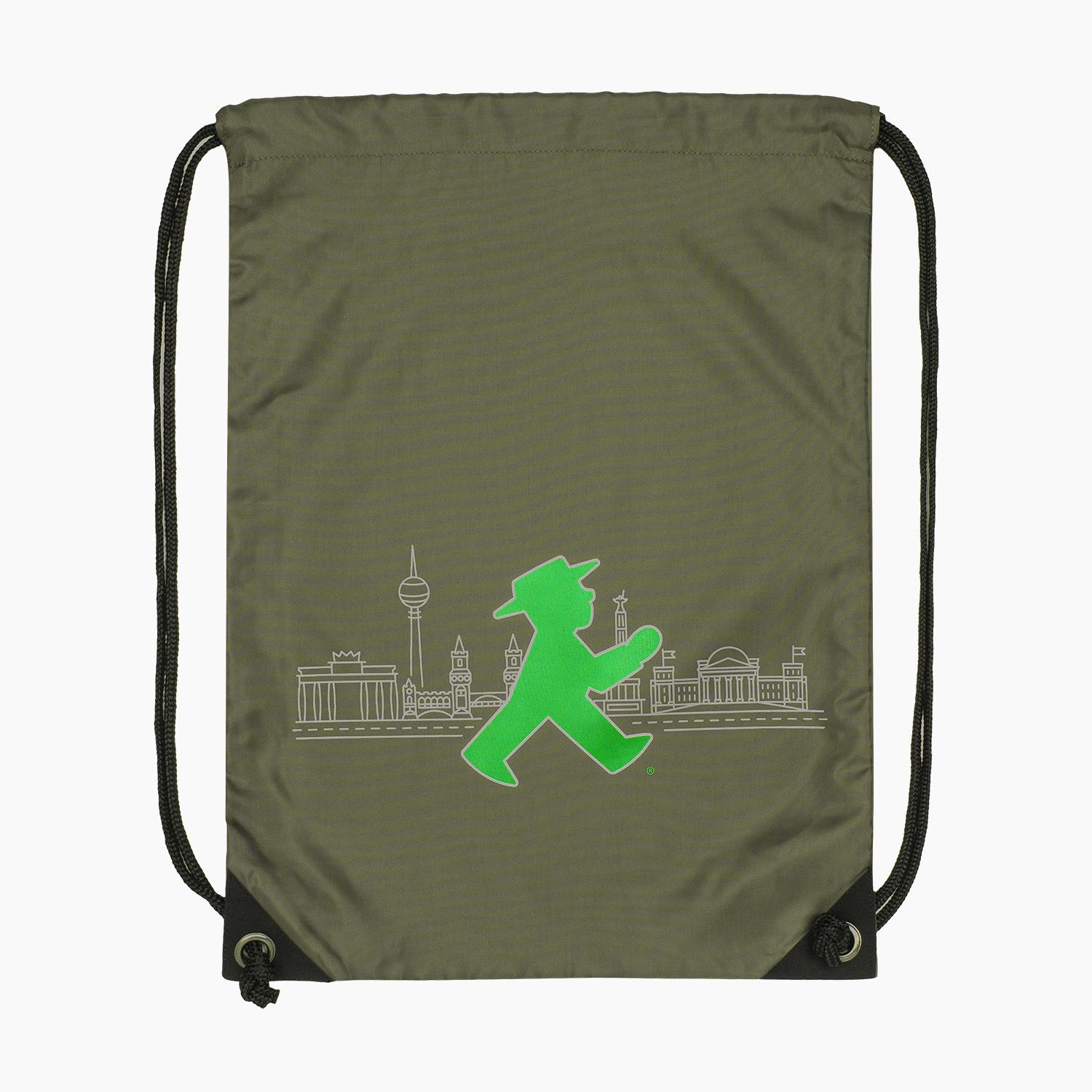 MITLÄUFER reflektierend olive/ Gym Bag MITLÄUFER reflektierend olive/ Gym Bag