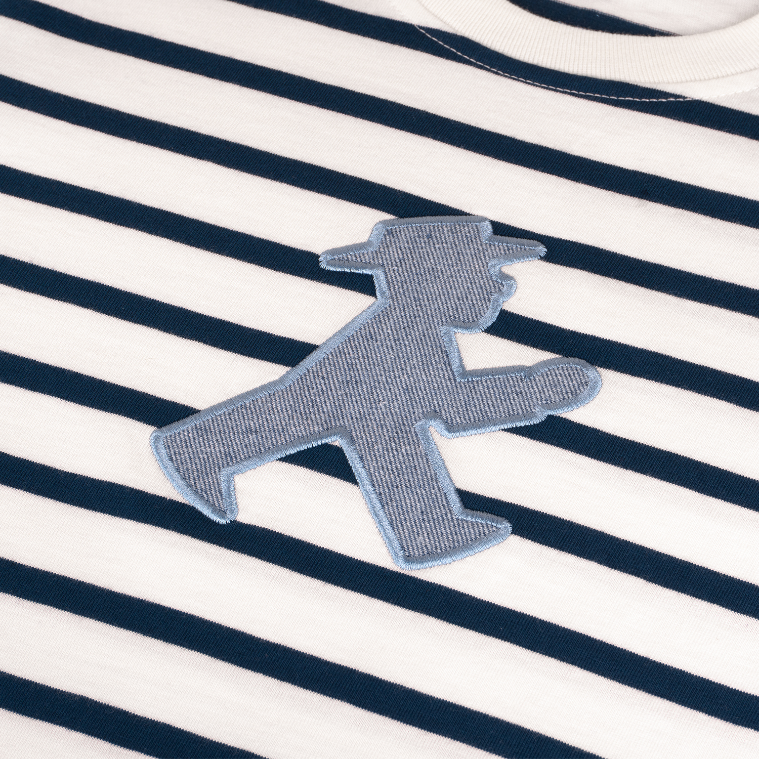 AUFSCHNEIDERLEIN gestreift 116/ Kinder T-Shirt