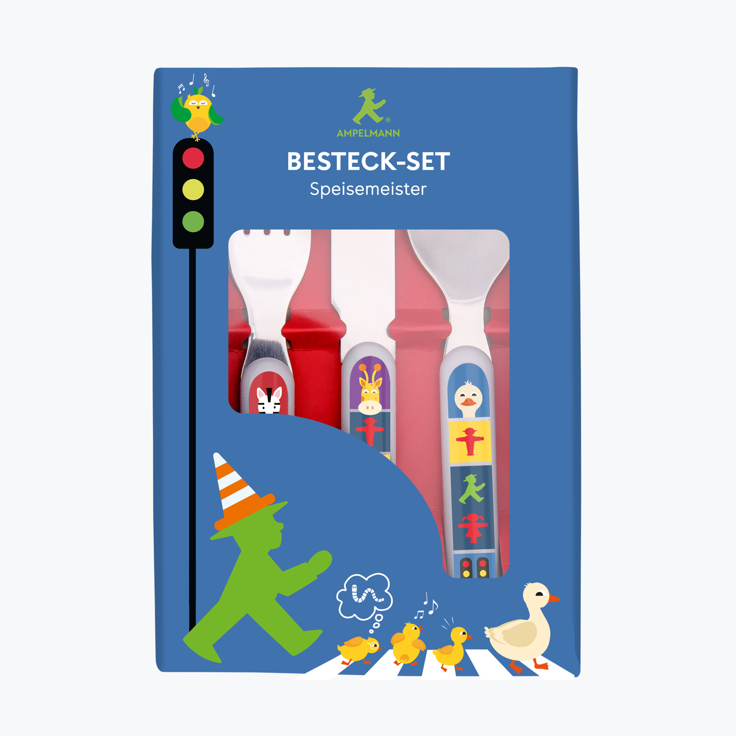 SPEISEMEISTER animals/ Kids Cutlery 3pcs Set
 SPEISEMEISTER animals/ Kids Cutlery 3pcs Set