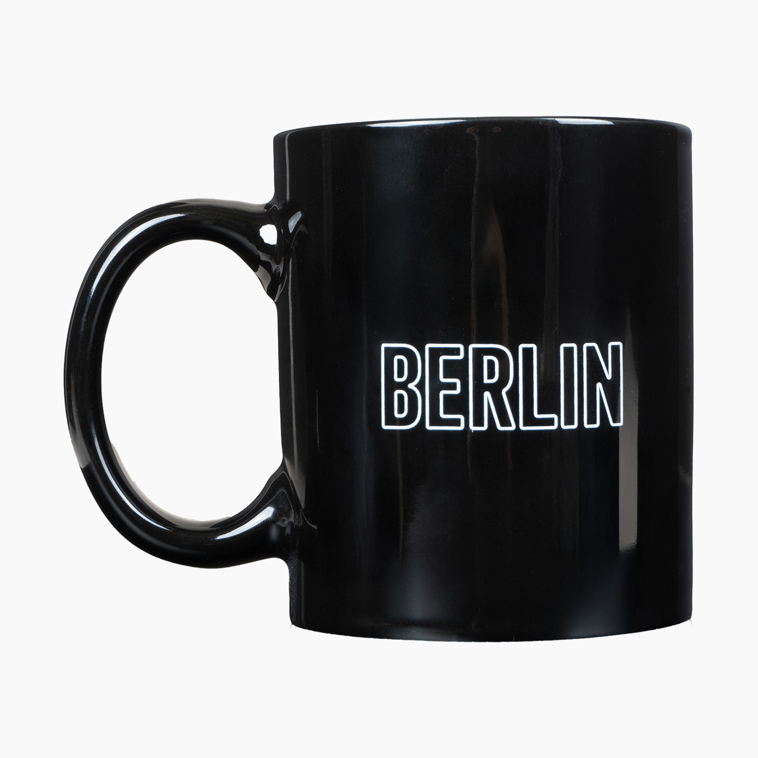 FRÜHAUFSTEHER schwarz Ordnungshüter/ Henkelbecher