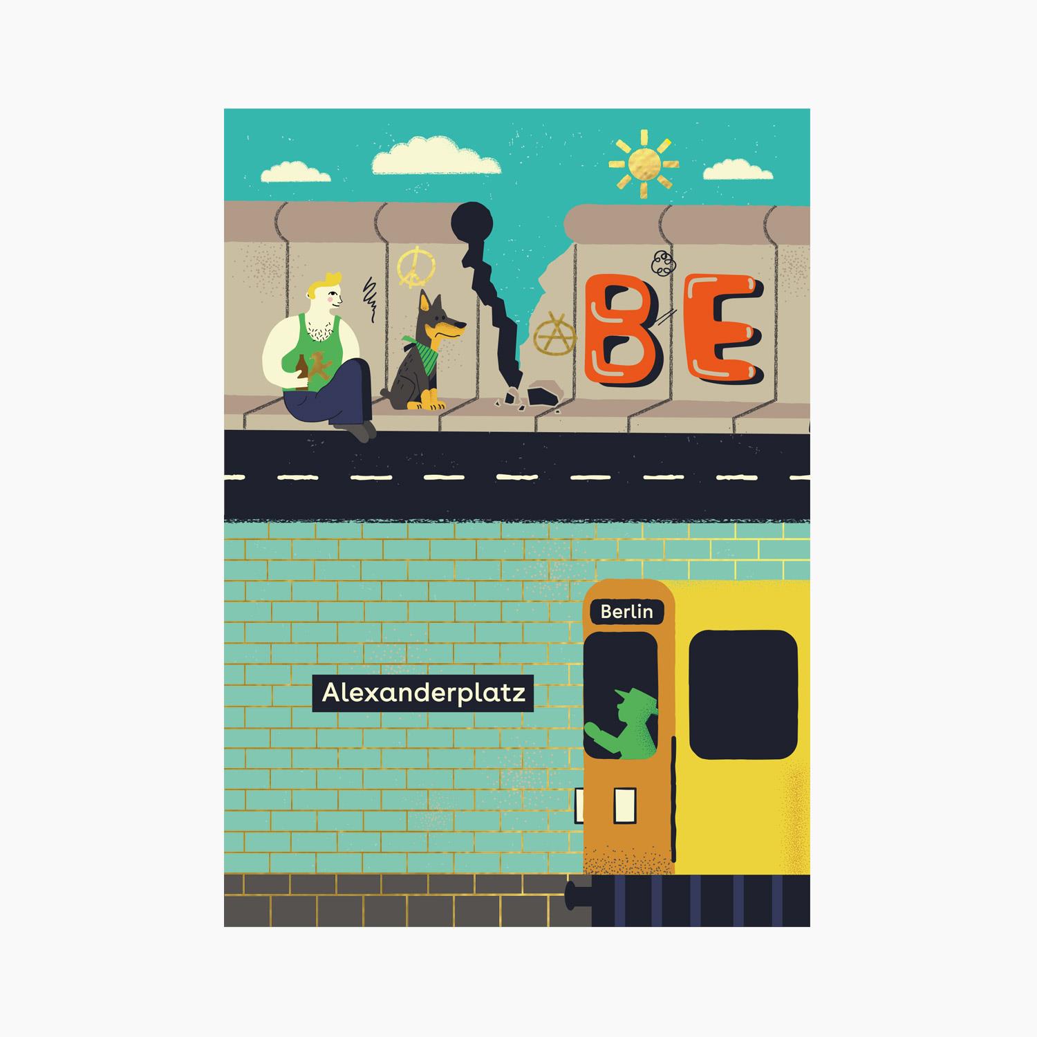 Postmann Ampelmann POSTMANN PK148 / Postcard from Berlin