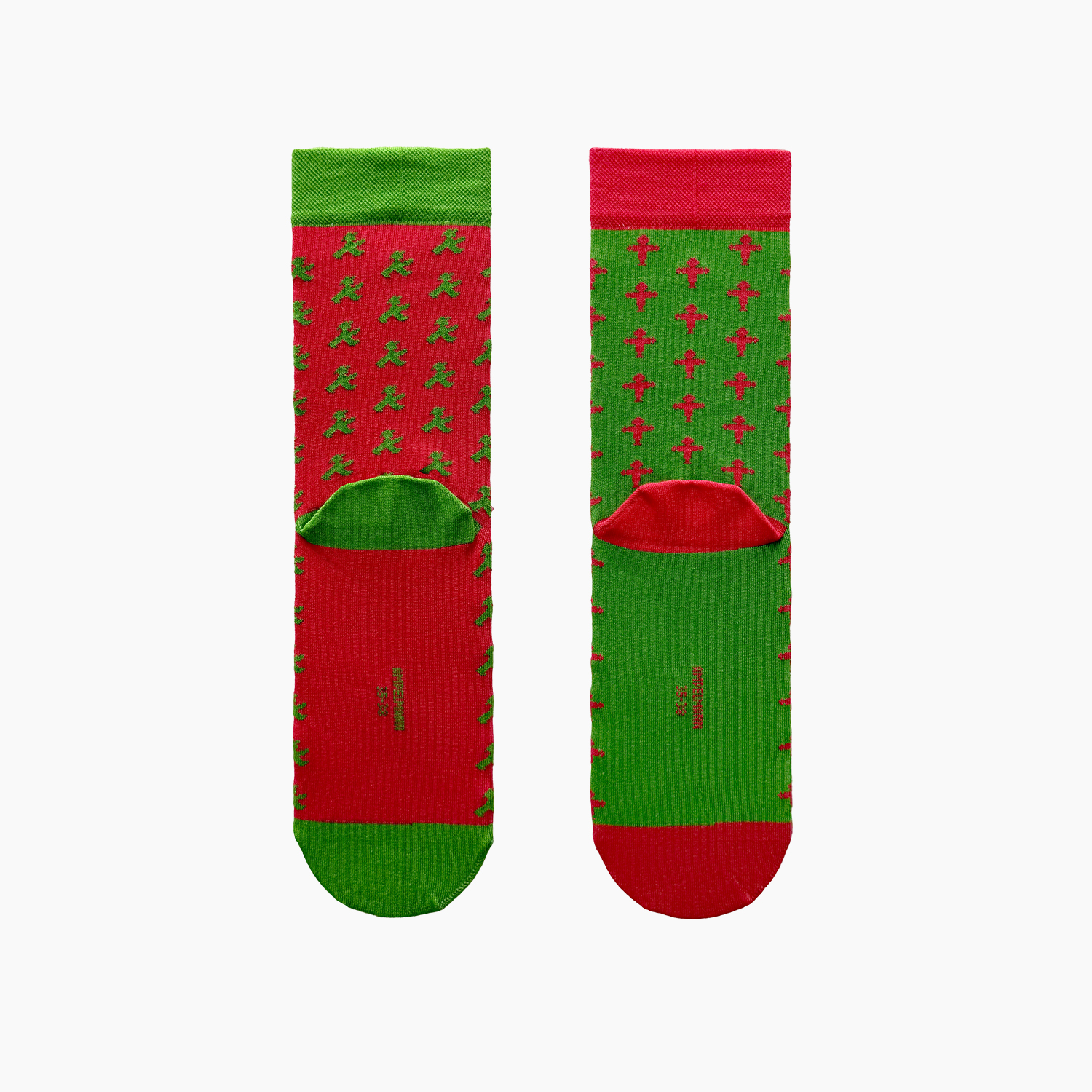 DAUERLÄUFER rot/grün 35-38/ Socken