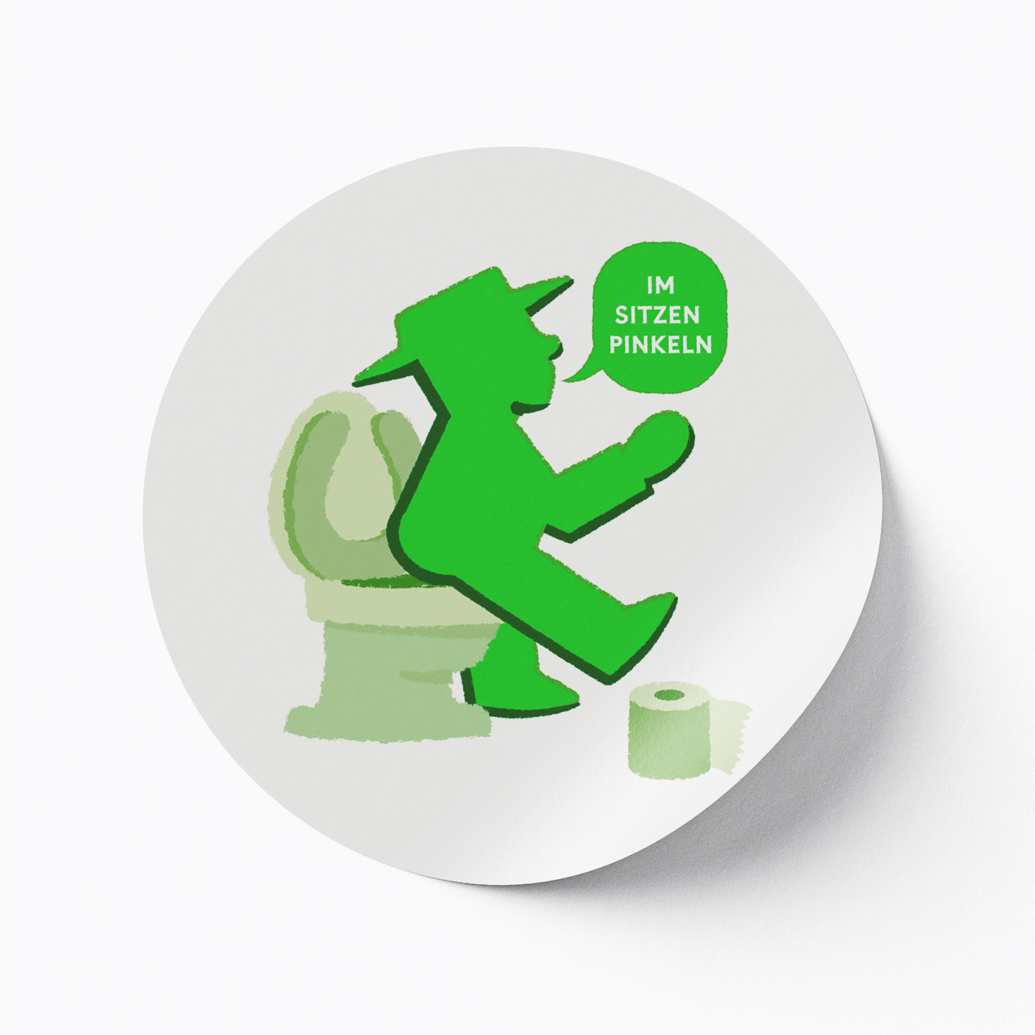 WEGWEISER - Toilettenordnung / Aufkleber