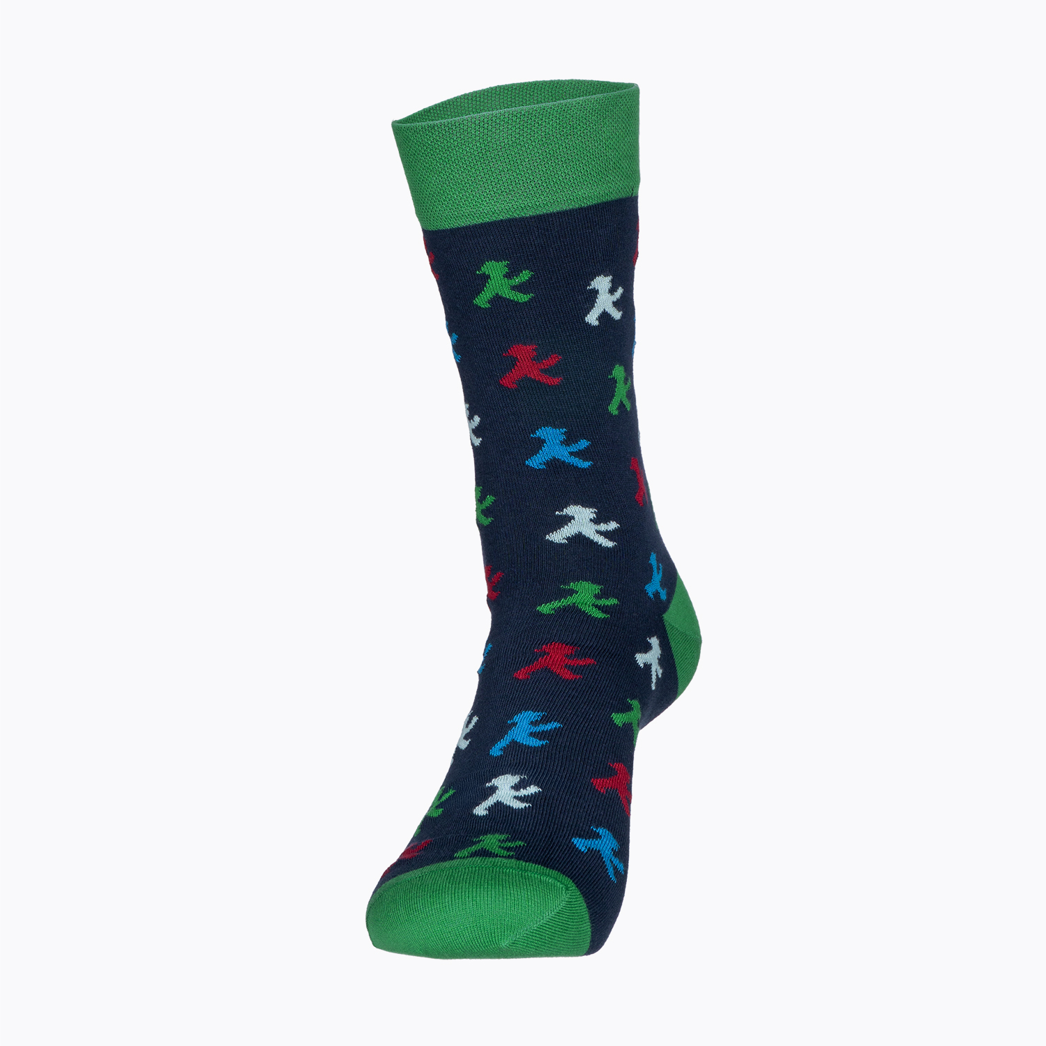 DAUERLÄUFER blau Muster 39-42/ Socken