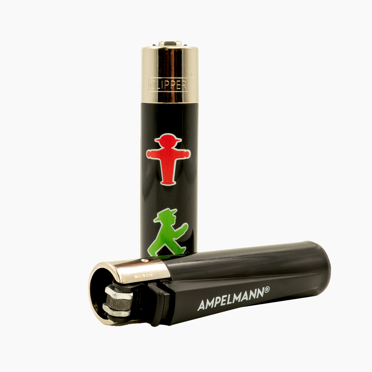 FLAMMENWERFER schwarz Geher Steher/ Feuerzeug