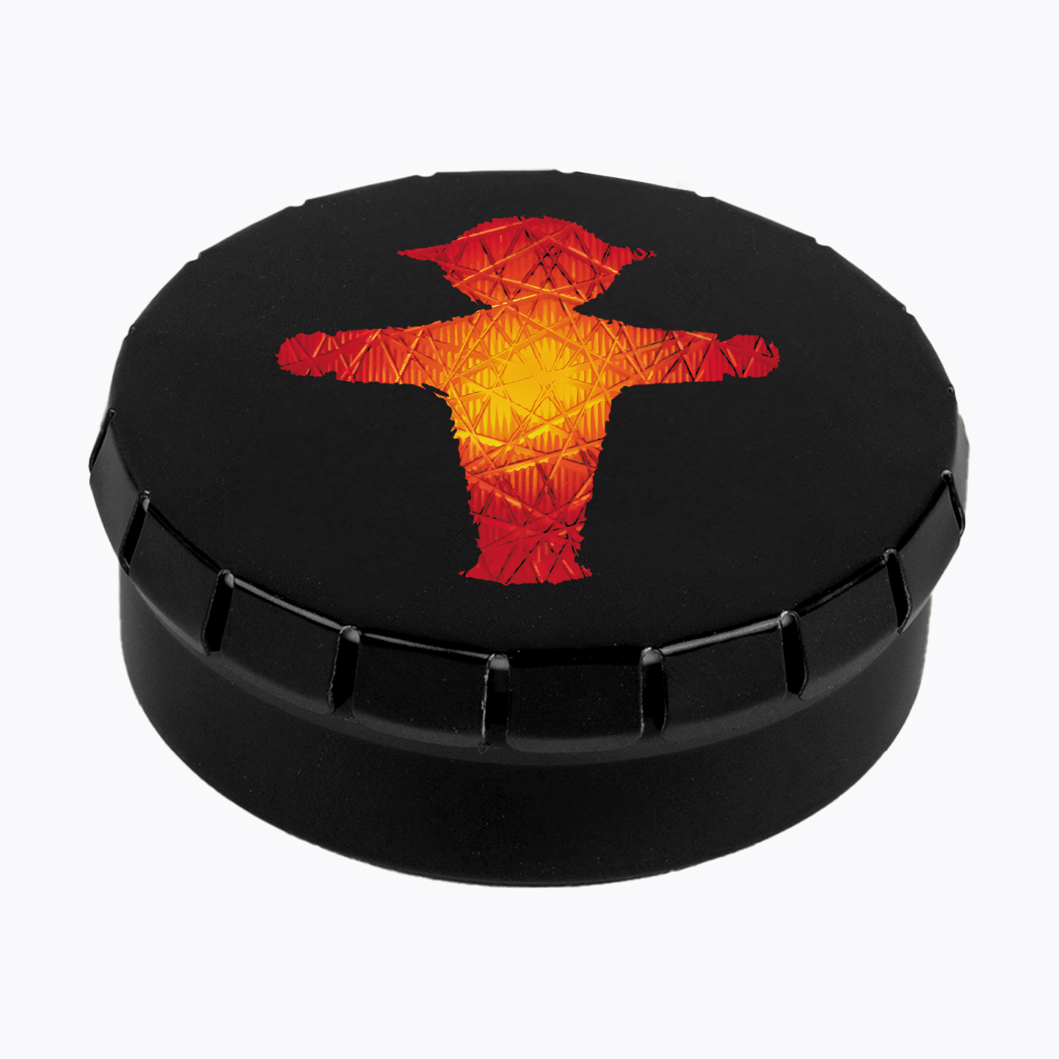 SCHATZTRUHE schwarz Ampelglas/ Klick-Klack Dose