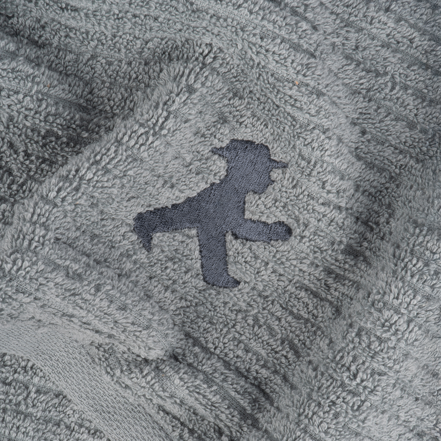 WASSERMÄNNCHEN hellgrau/ Handtuch klein