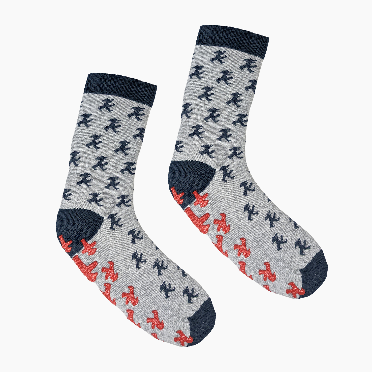 FLOTTE SOHLE grau Stopper 27-30/ Kinder Socken