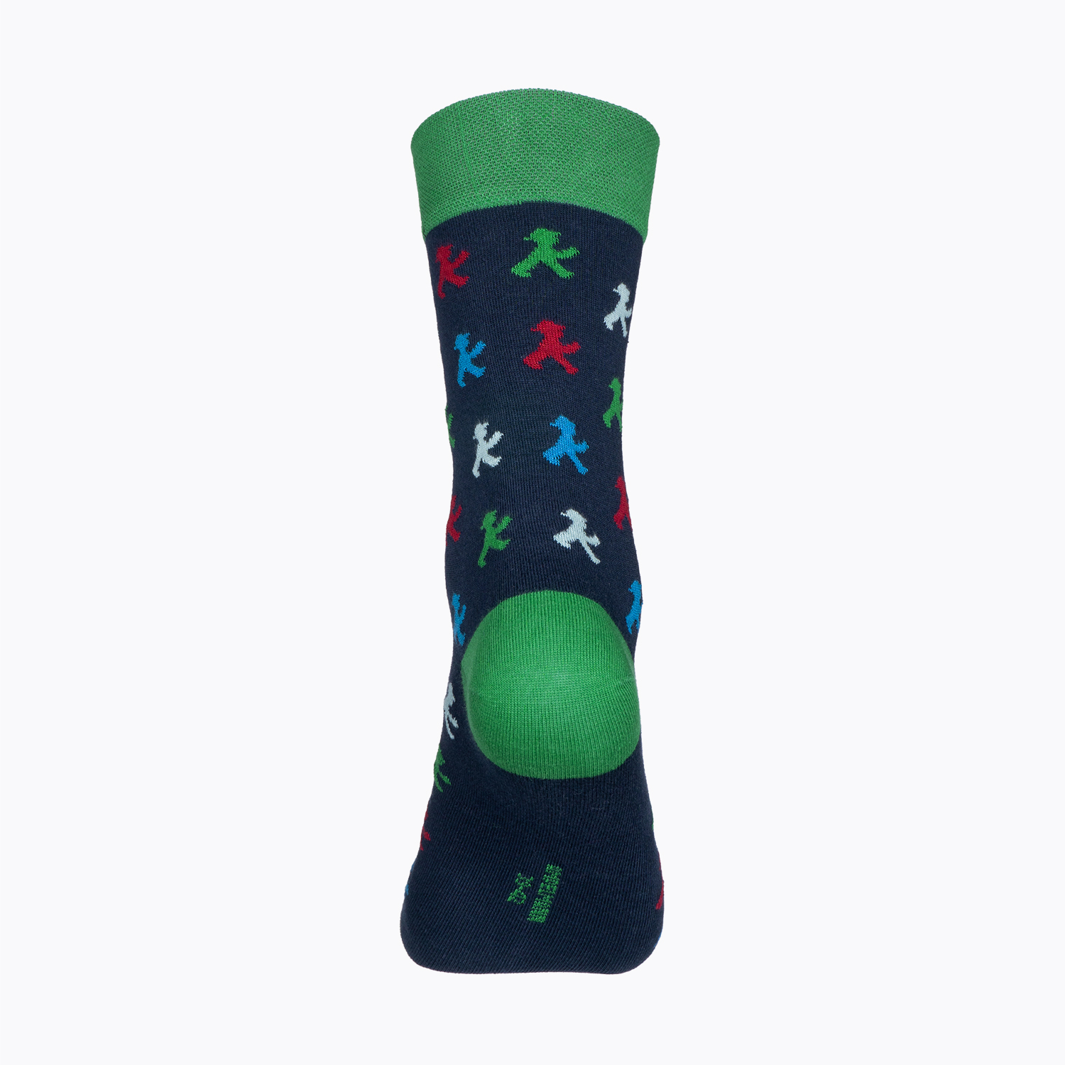 DAUERLÄUFER blau Muster 39-42/ Socken