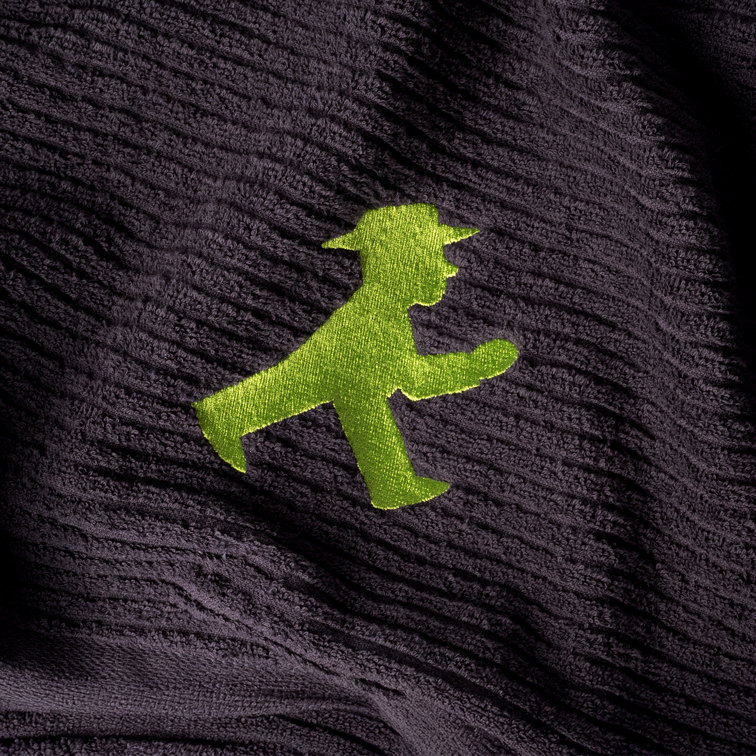 WARMDUSCHER dunkelgrau/ Duschtuch