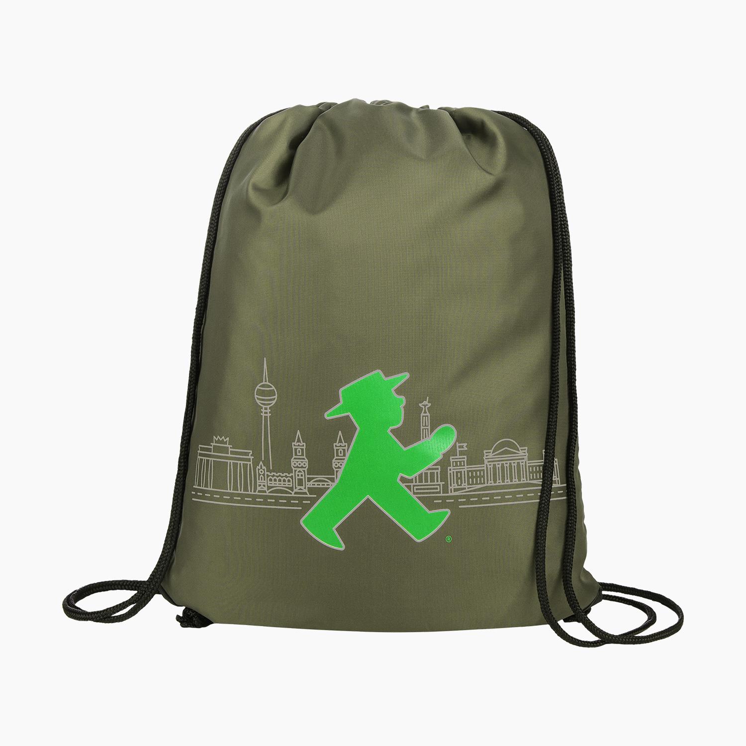 MITLÄUFER reflektierend olive/ Gym Bag MITLÄUFER reflektierend olive/ Gym Bag