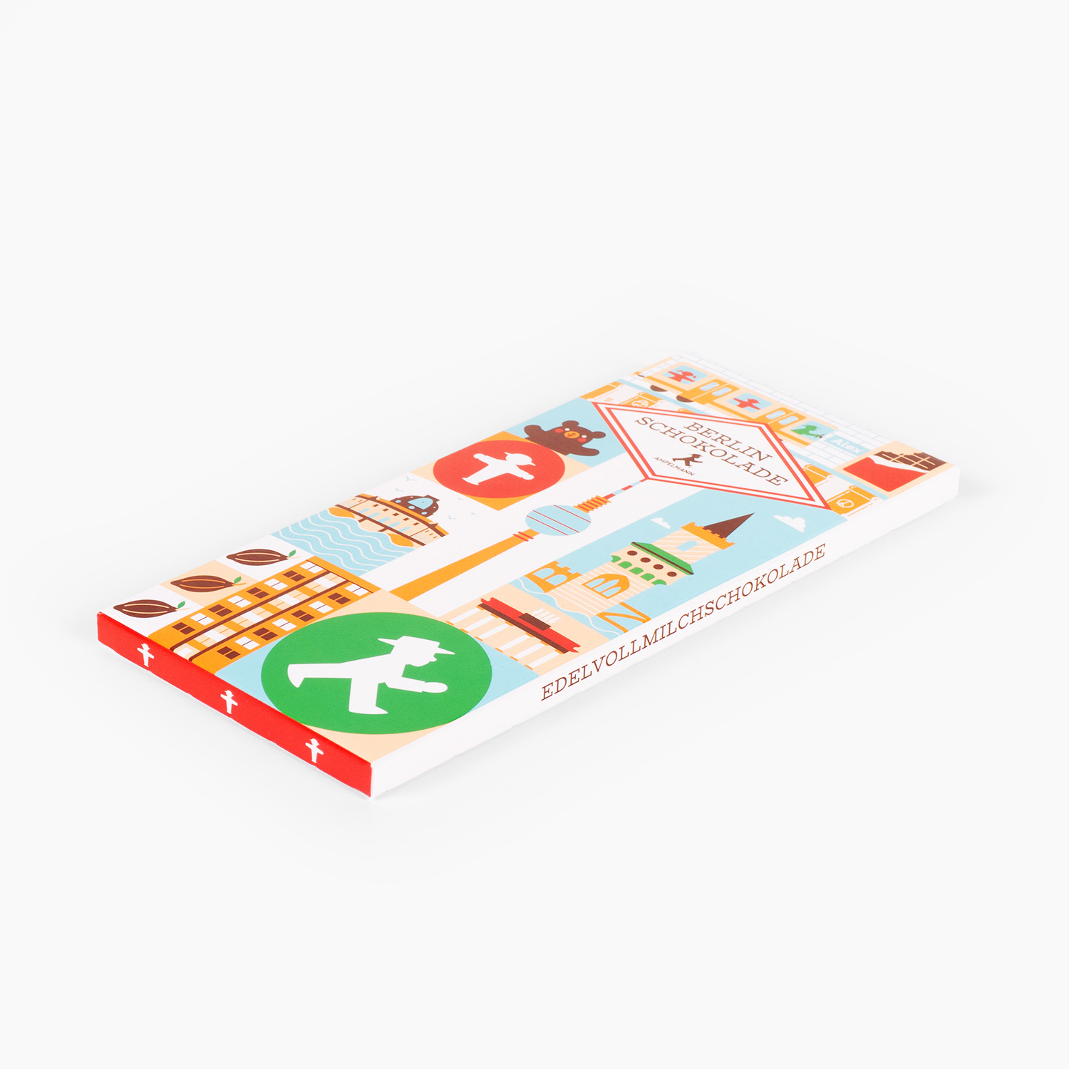 SCHOKOLATIER • Flachtafel • Edelvollmilch • Berlin Symbole • 100g