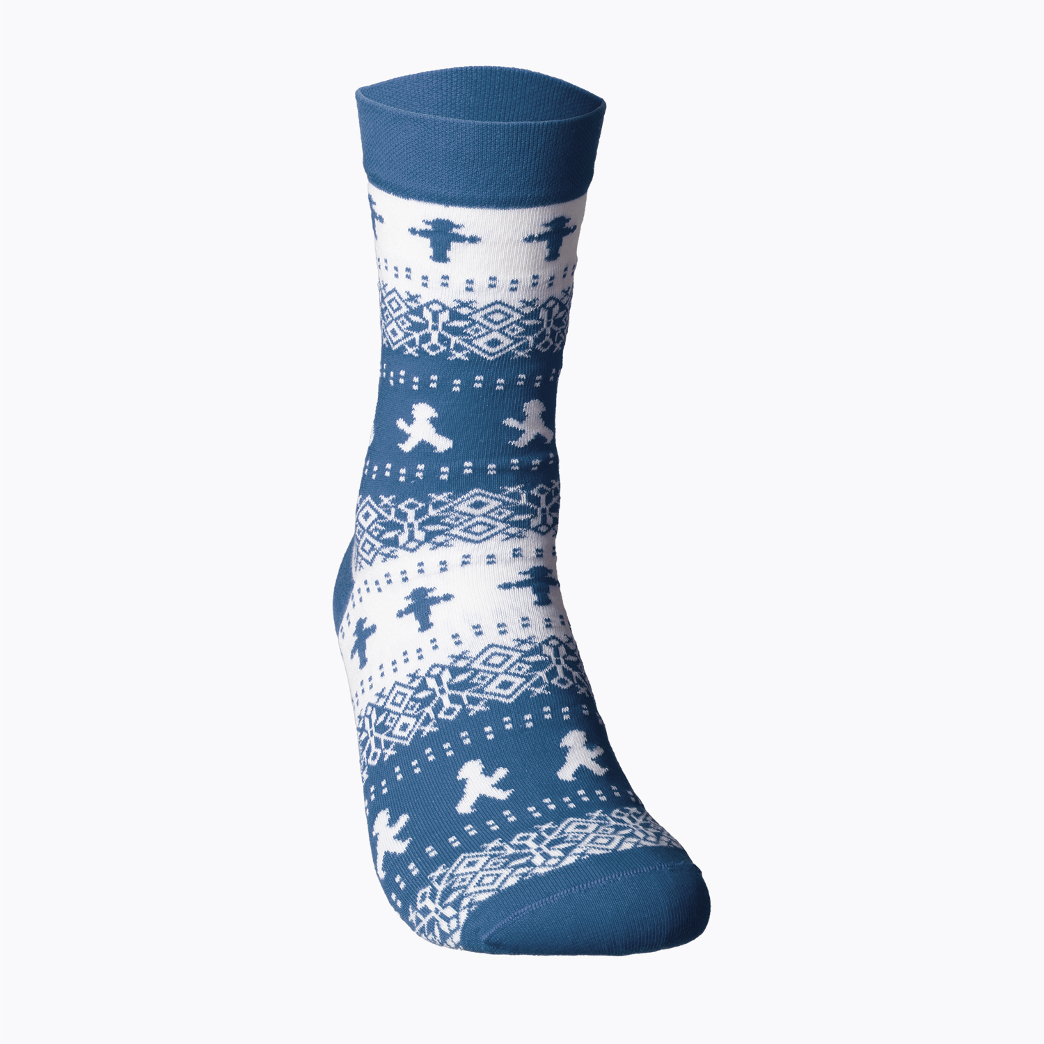 DAUERLÄUFER Norweger-blau 39-42/ Socken
