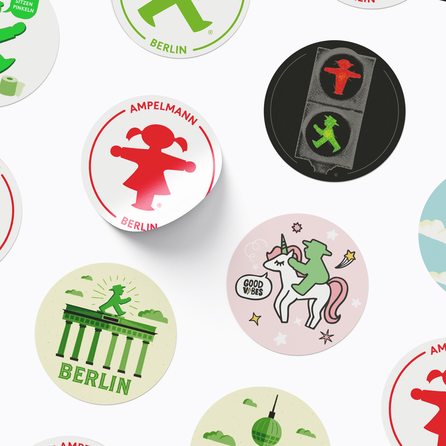 WEGWEISER Steherin / Aufkleber