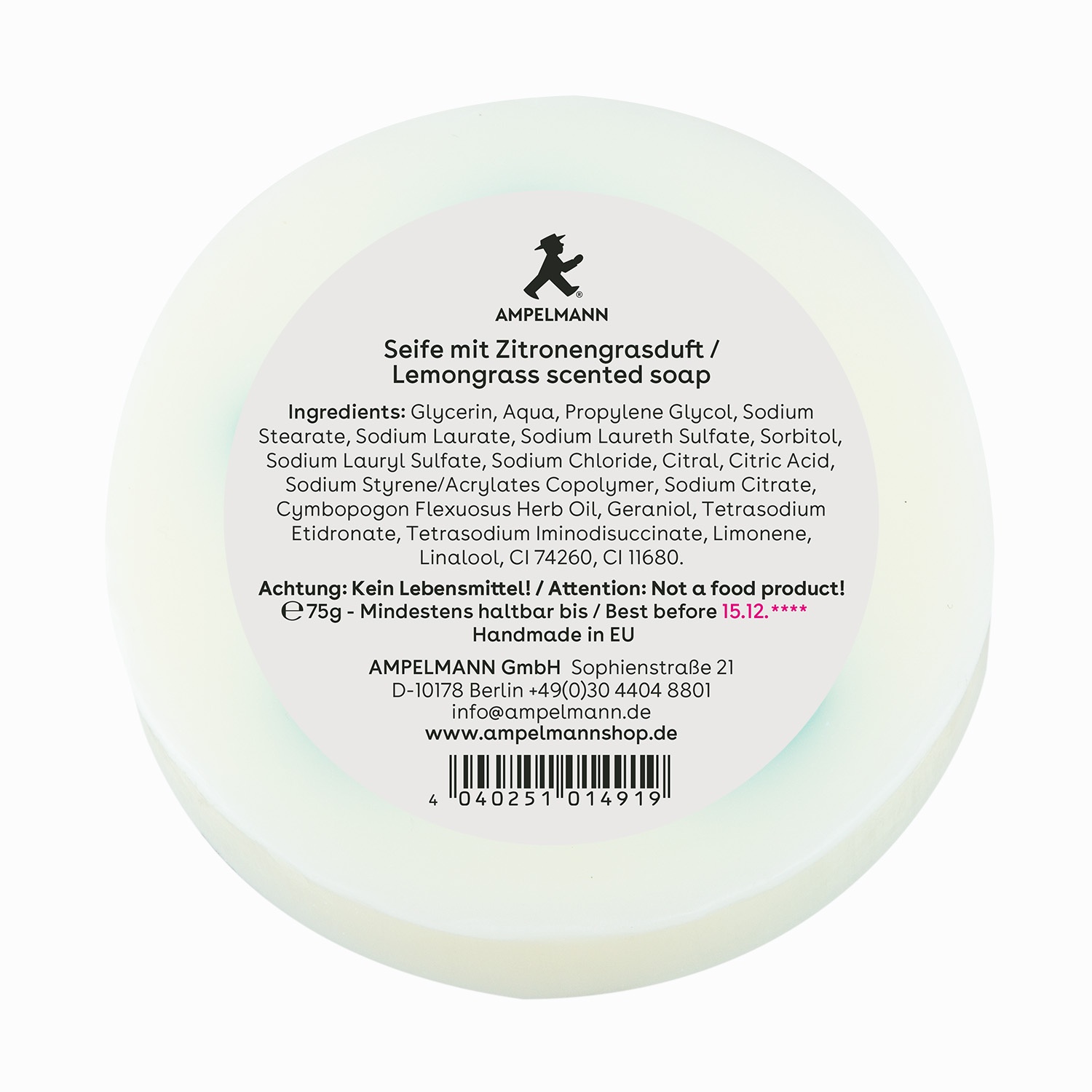 SEIFENFREUND Geher/ Seife