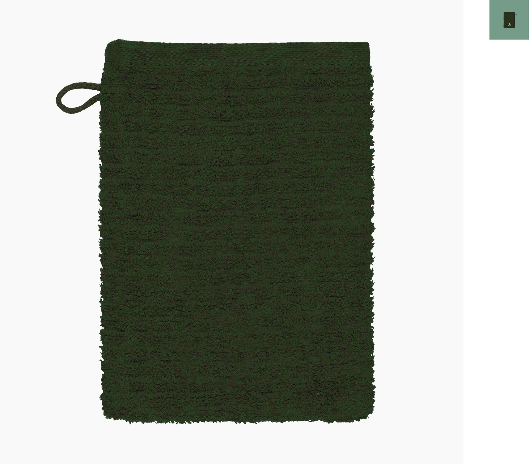 MASSEUR dark grenn/ Wash cloth