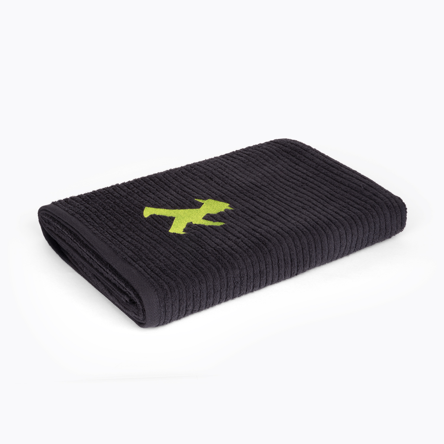 WARMDUSCHER dunkelgrau/ Duschtuch