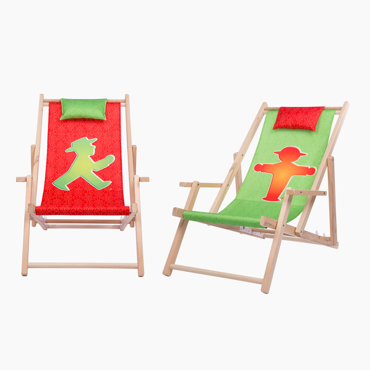 SONNENANBETER SET/ Deck Chairs 2pcs Set