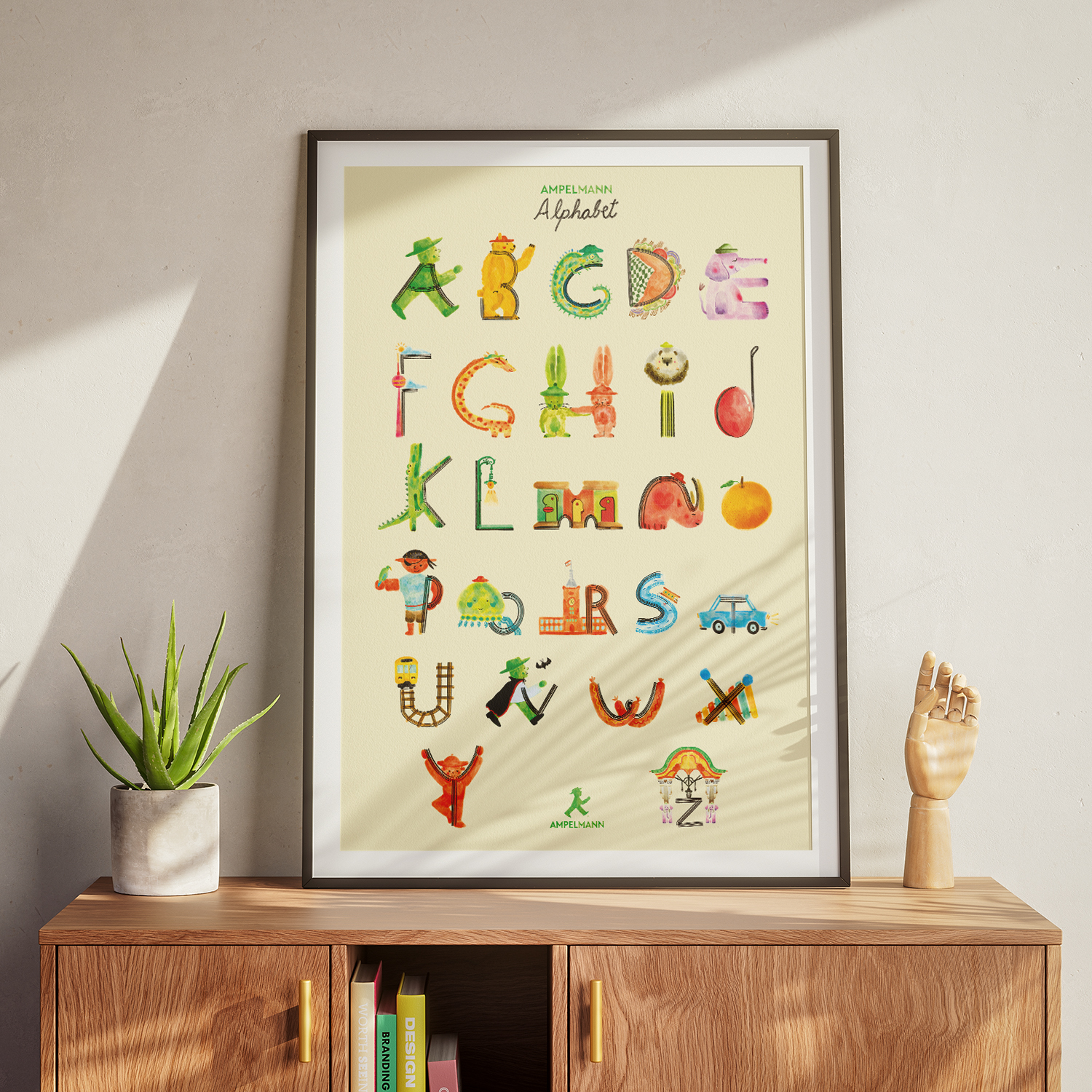 BOTSCHAFTER Children's Alphabet/ A2 Poster