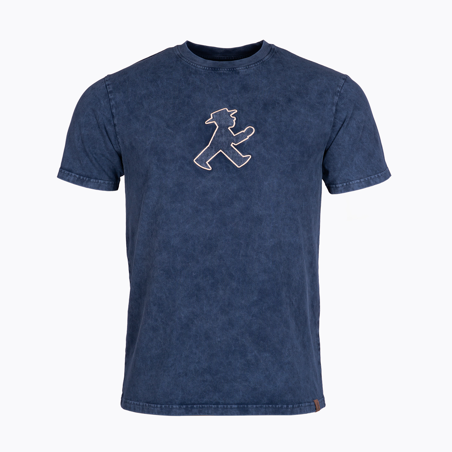 AUFSCHNEIDER blau gewaschen XS/ Herren T-Shirt
