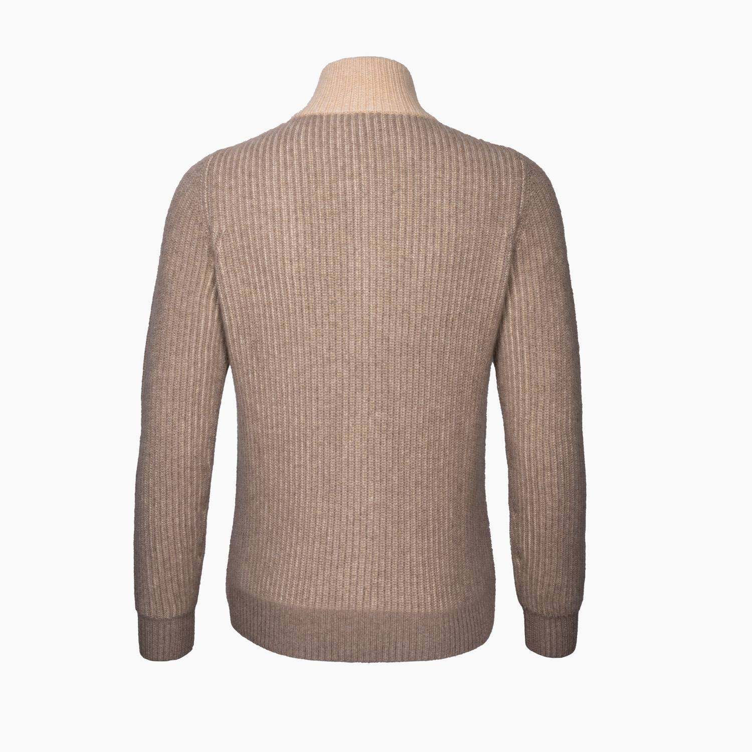 PRINZESSIN FLAUSCHIG Braun-Beige XL/ Damen-Kaschmirstrickjacke