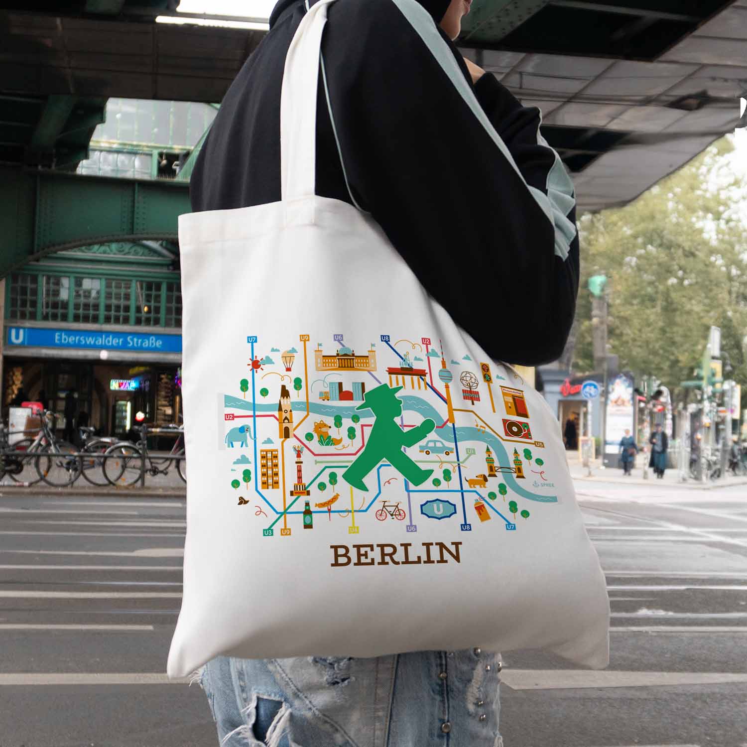 STADTPLANER U-Bahn / Stoffbeutel