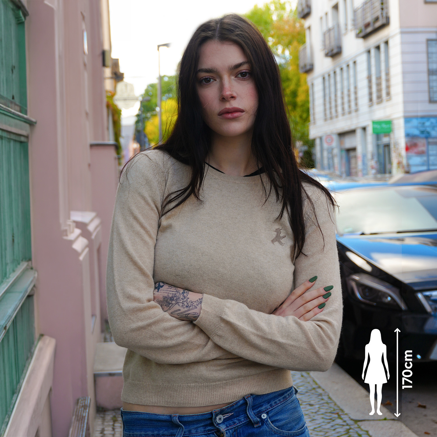 KUSCHELKÖNIGIN L/ Damen-Kaschmirpullover