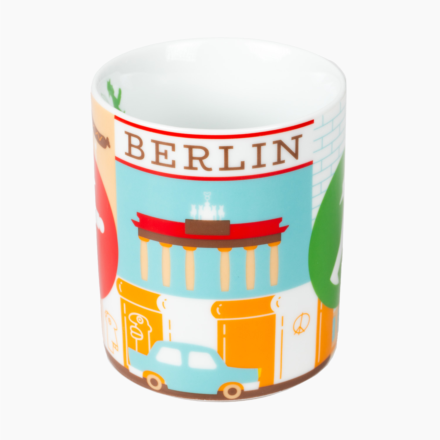 FRÜHAUFSTEHER Berlin Symbole/ Henkelbecher