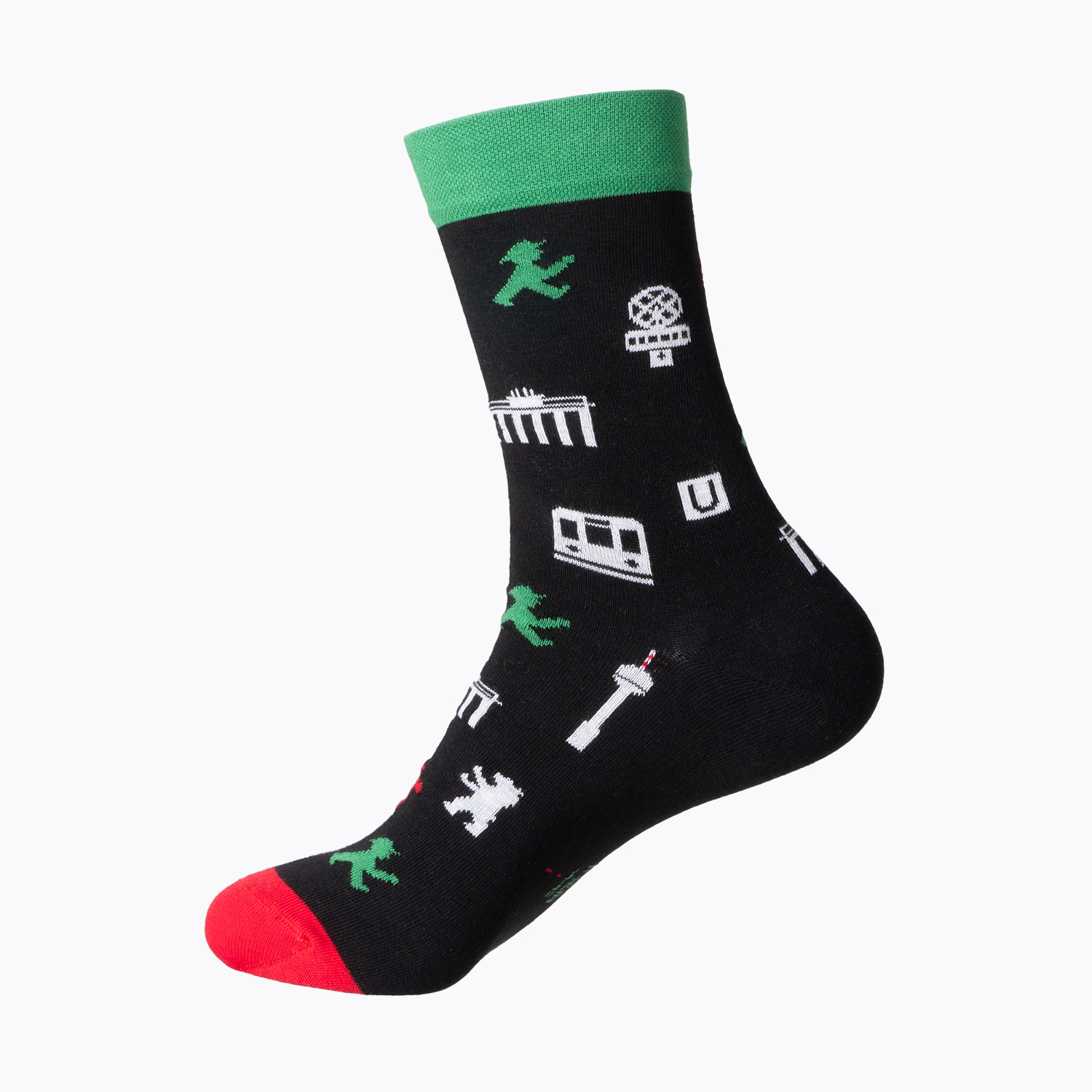 DAUERLÄUFER black Berlin motifs 43-46/ socks