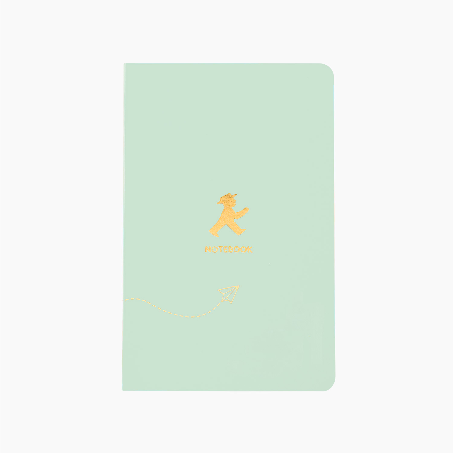 SCHREIBWARENHÄNDLER hellgrün/ A6 Notizbuch