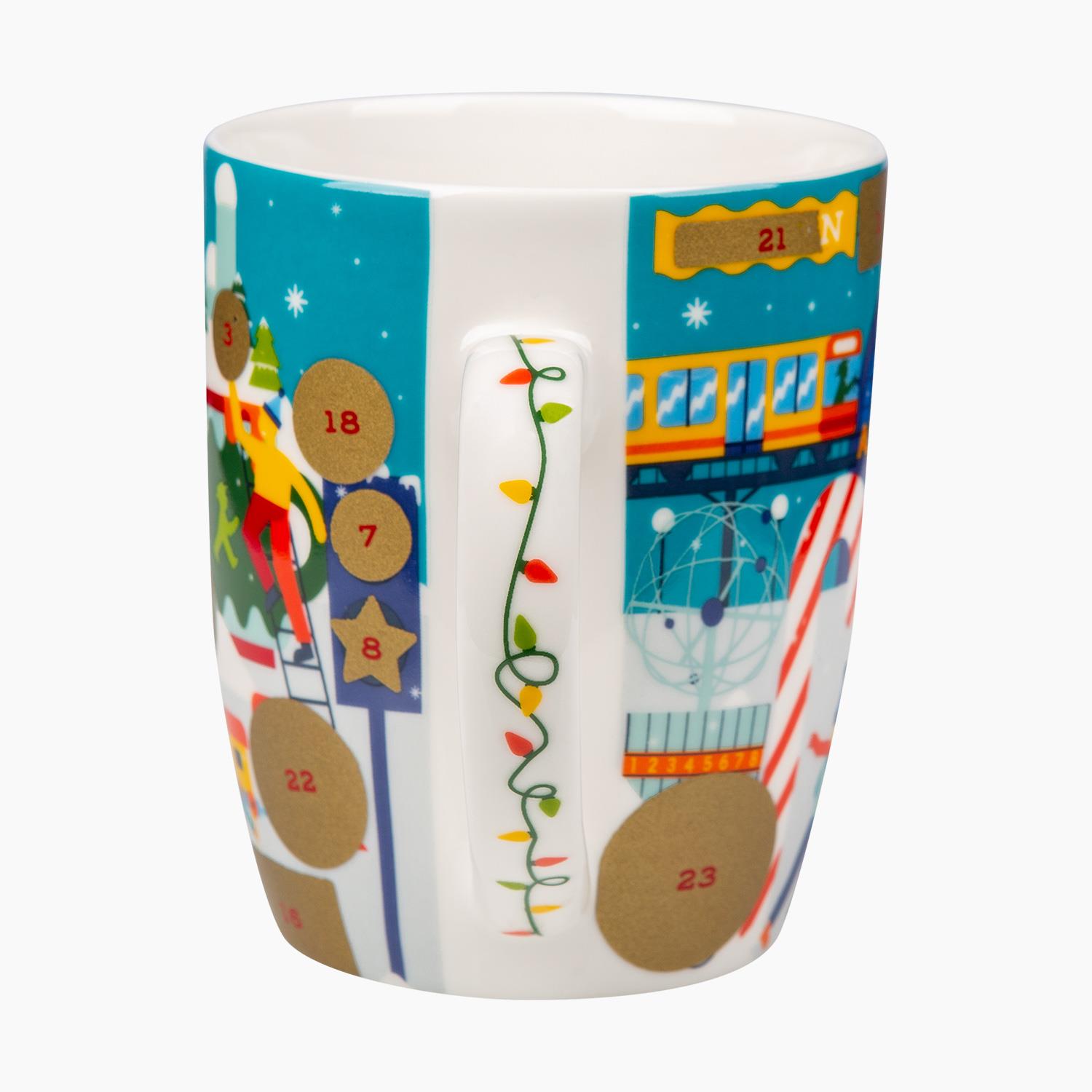WEIHNACHTSBOTE / Advents-Kalender-Tasse WEIHNACHTSBOTE / Advents-Kalender-Tasse