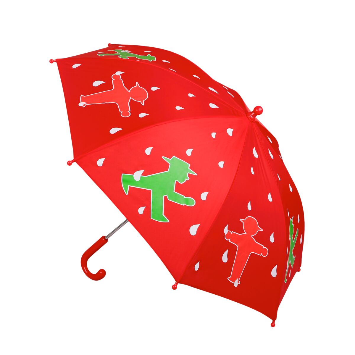 SCHUTZMÄNNCHEN rot/ Kinder Regenschirm SCHUTZMÄNNCHEN rot/ Kinder Regenschirm