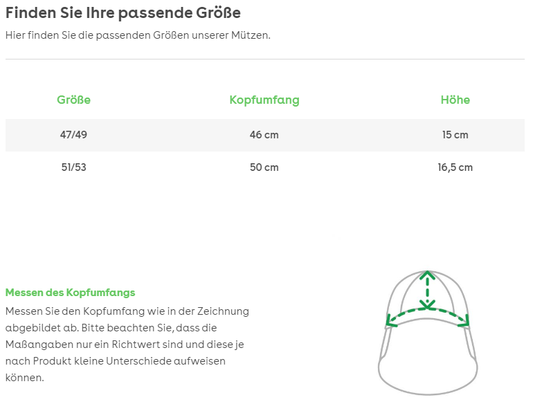 KLEINER SONNENGOTT 51-53/ Baby Hat KLEINER SONNENGOTT 51-53/ Baby Hat