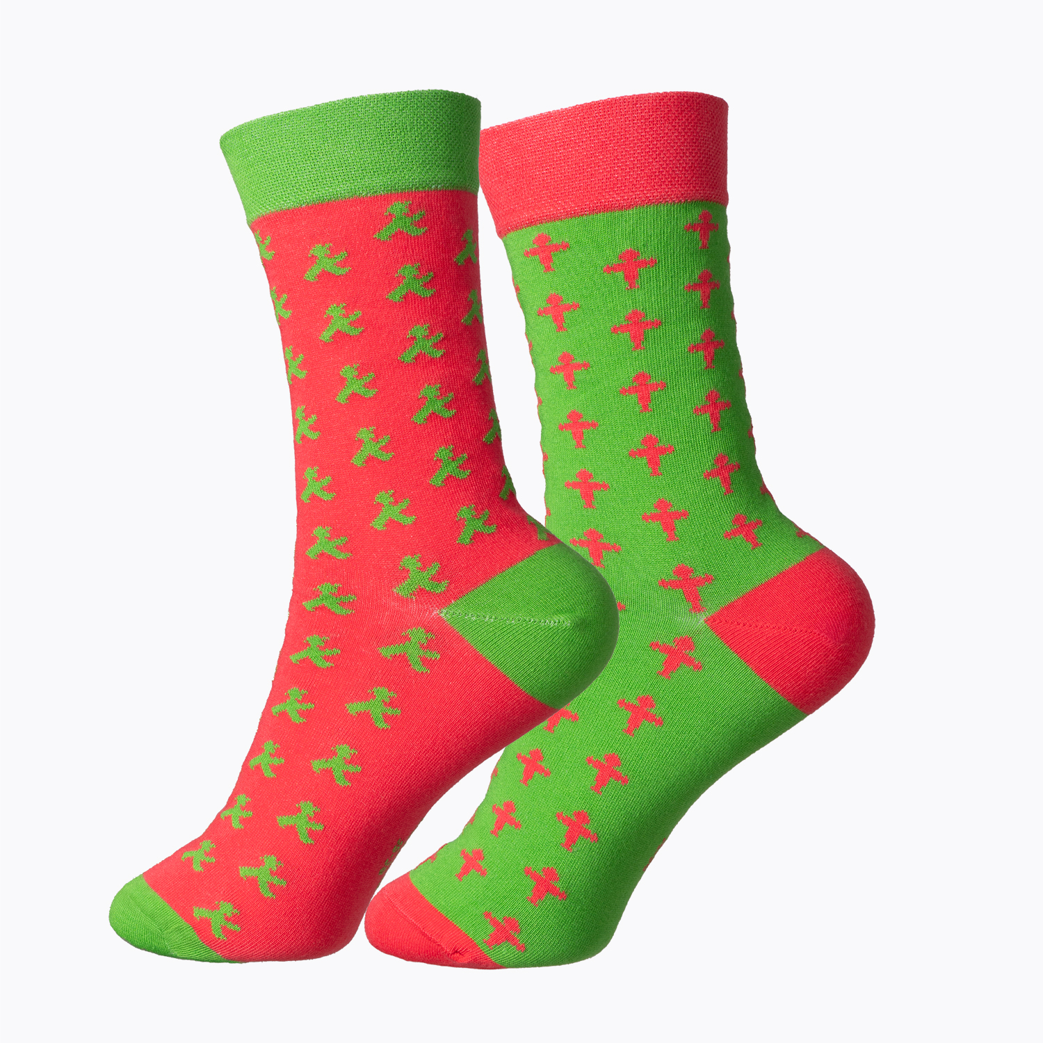 DAUERLÄUFER rot grün 39-42/ Socken