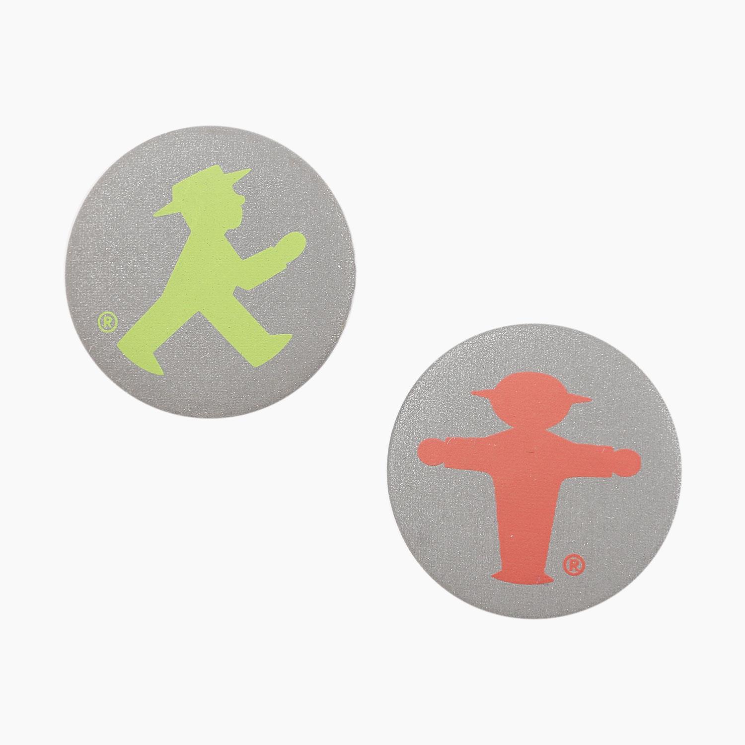 LEUCHTKÄFER green/ Reflective Button LEUCHTKÄFER green/ Reflective Button