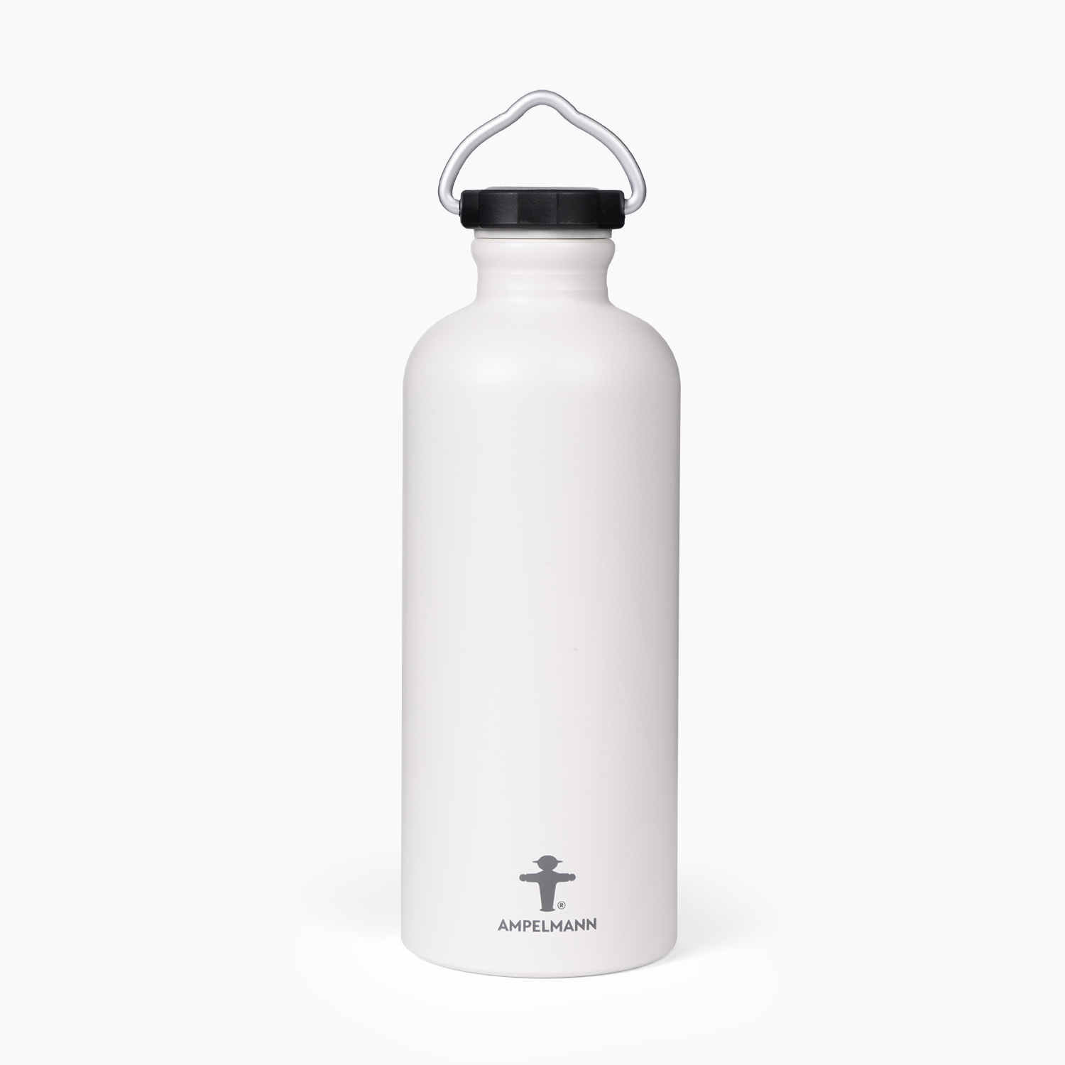 Ampelmann WASSERTRÄGER weiß/ Trinkflasche Geschenk